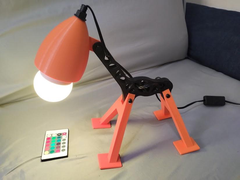 Giraffe lamp 3d model