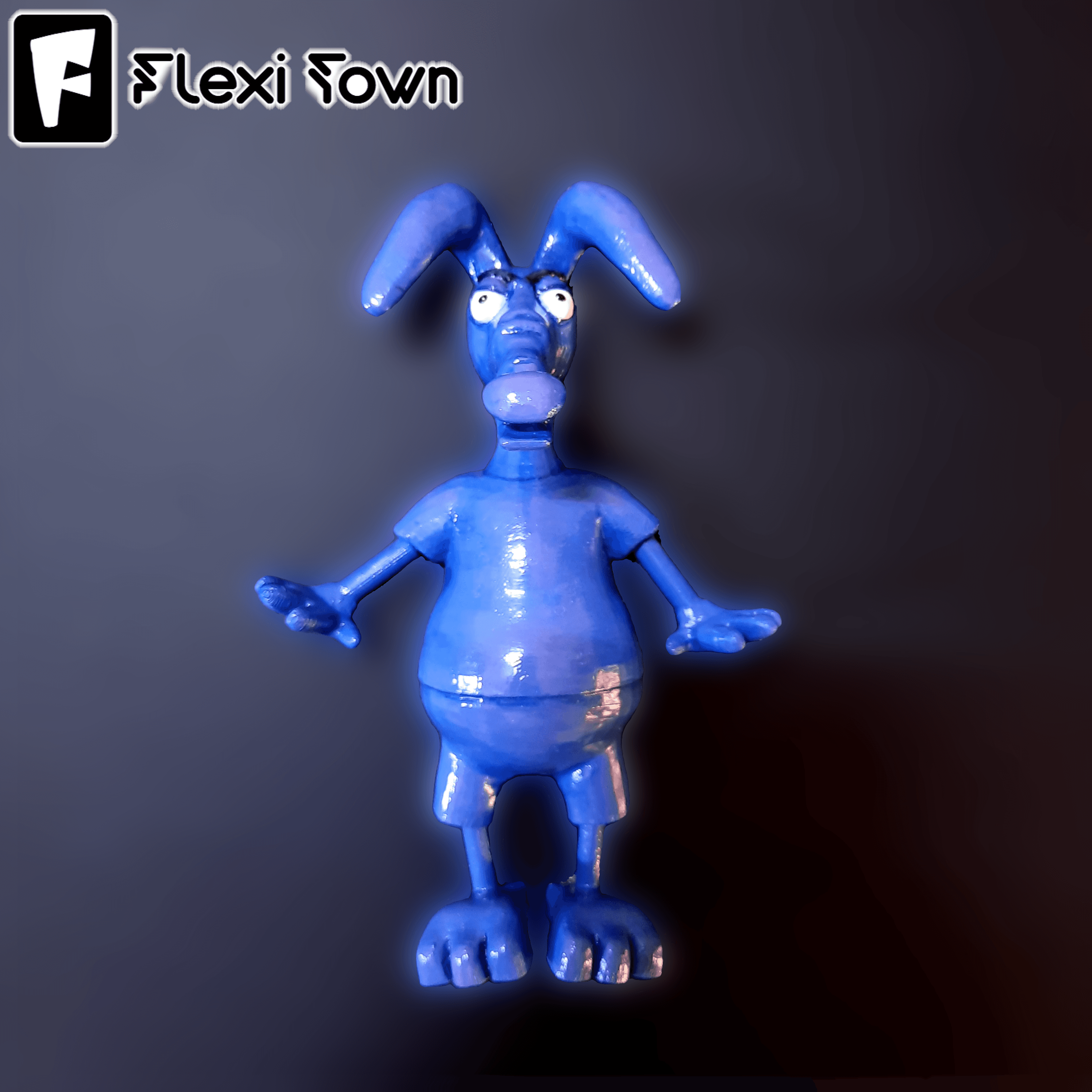 Flexi Print-in-Place the Aardvark 3d model