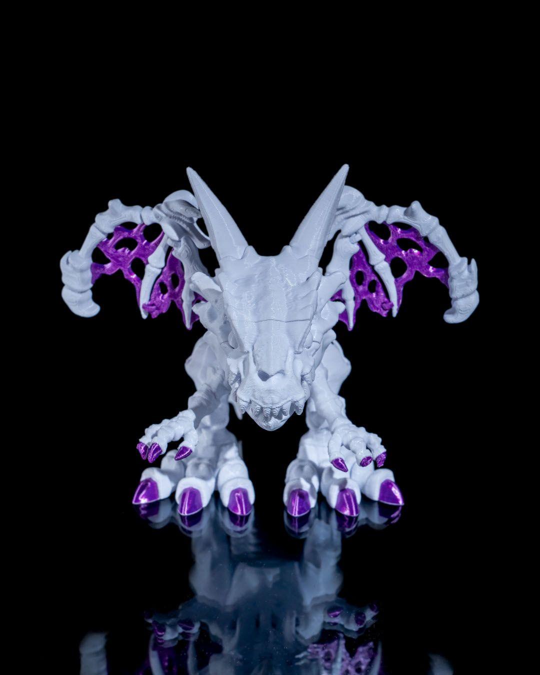 Skeletal Dragon Boxskull 3d model
