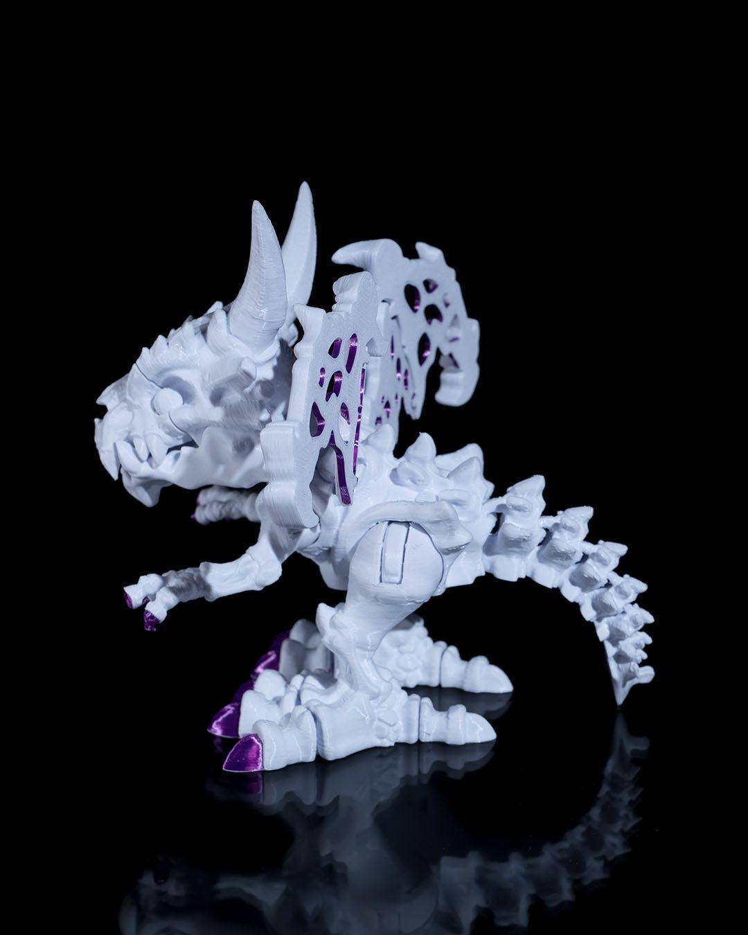 Skeletal Dragon Boxskull 3d model