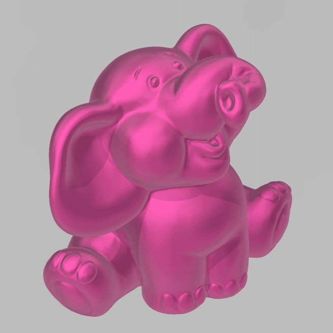 Elephant mini 3d model