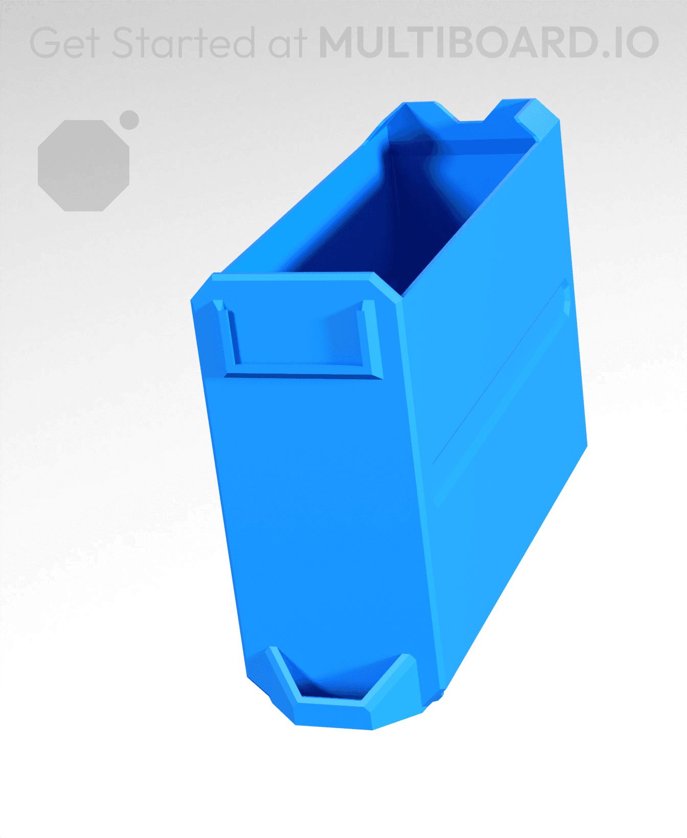 1x2x2.5-Deep - Multibin Simple Drawer 3d model