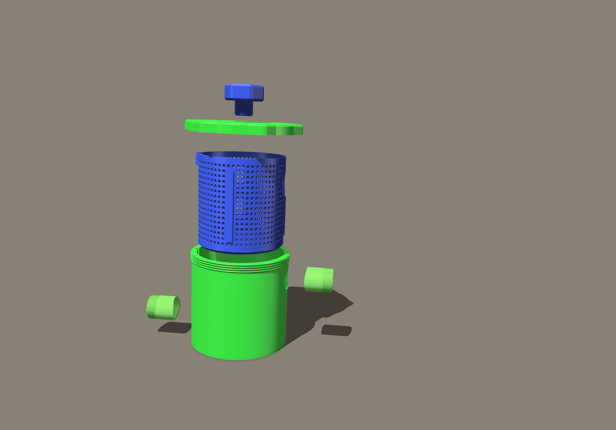 leaf catcher  pre filter for pool 3d model