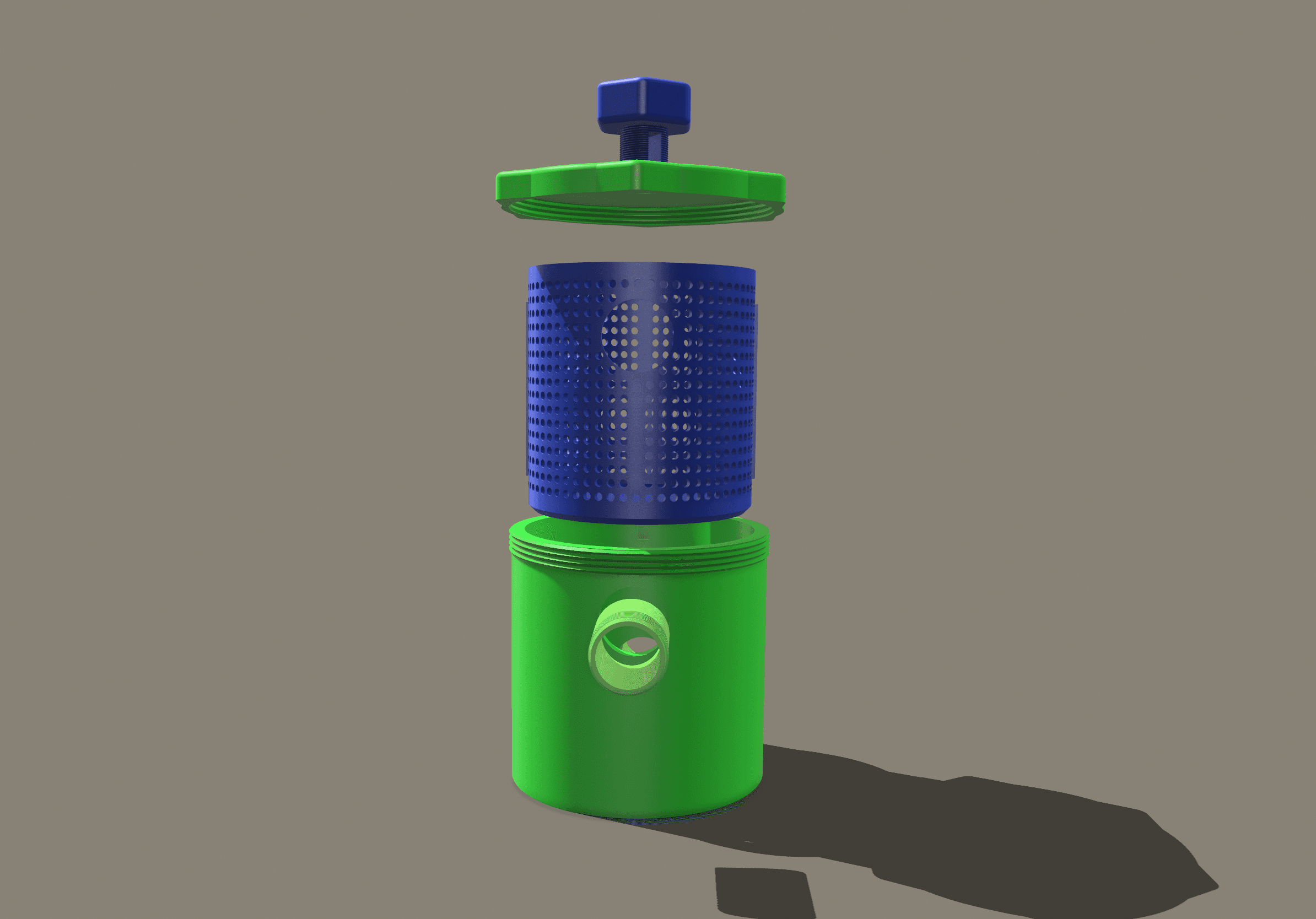 leaf catcher  pre filter for pool 3d model