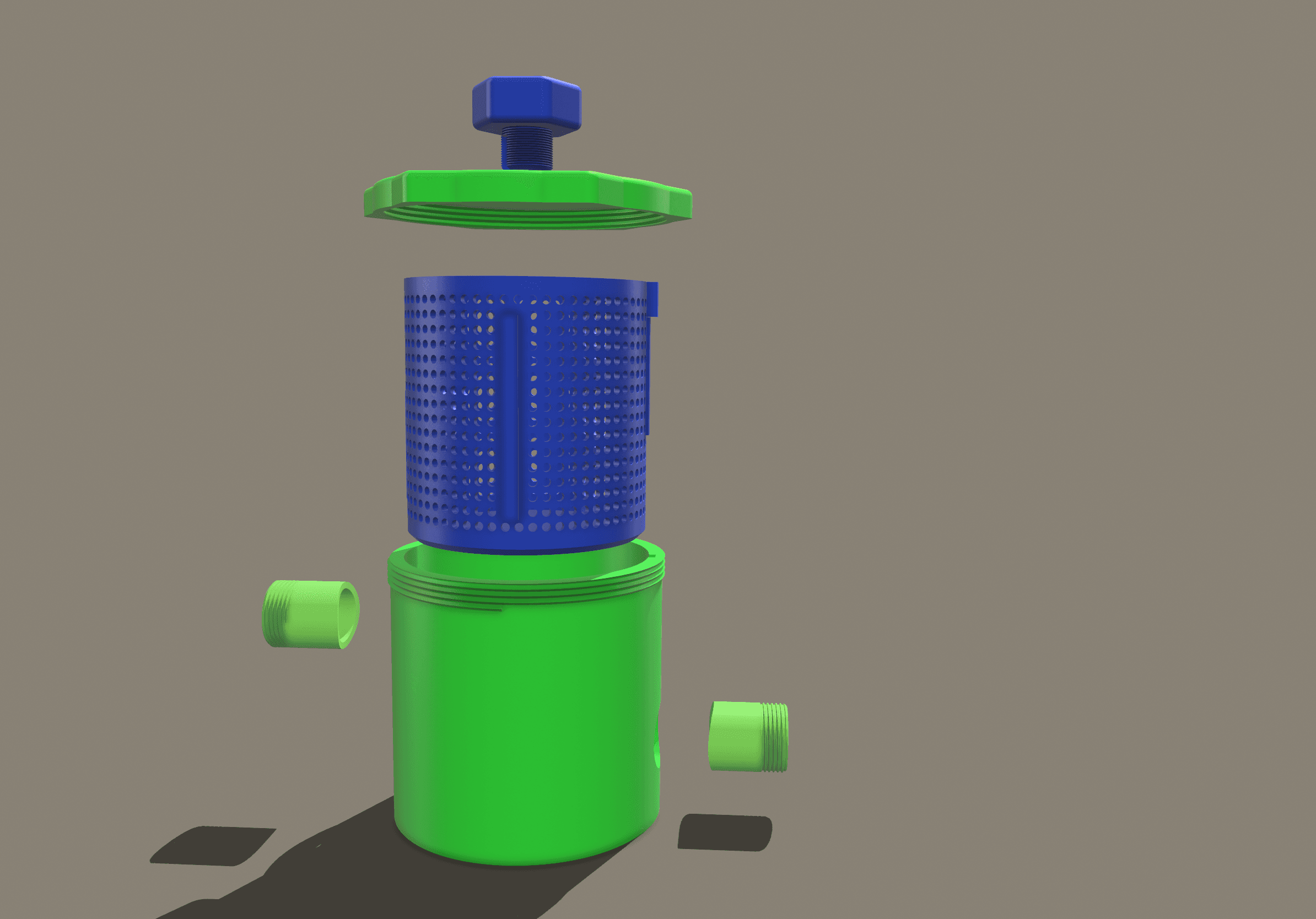 leaf catcher  pre filter for pool 3d model