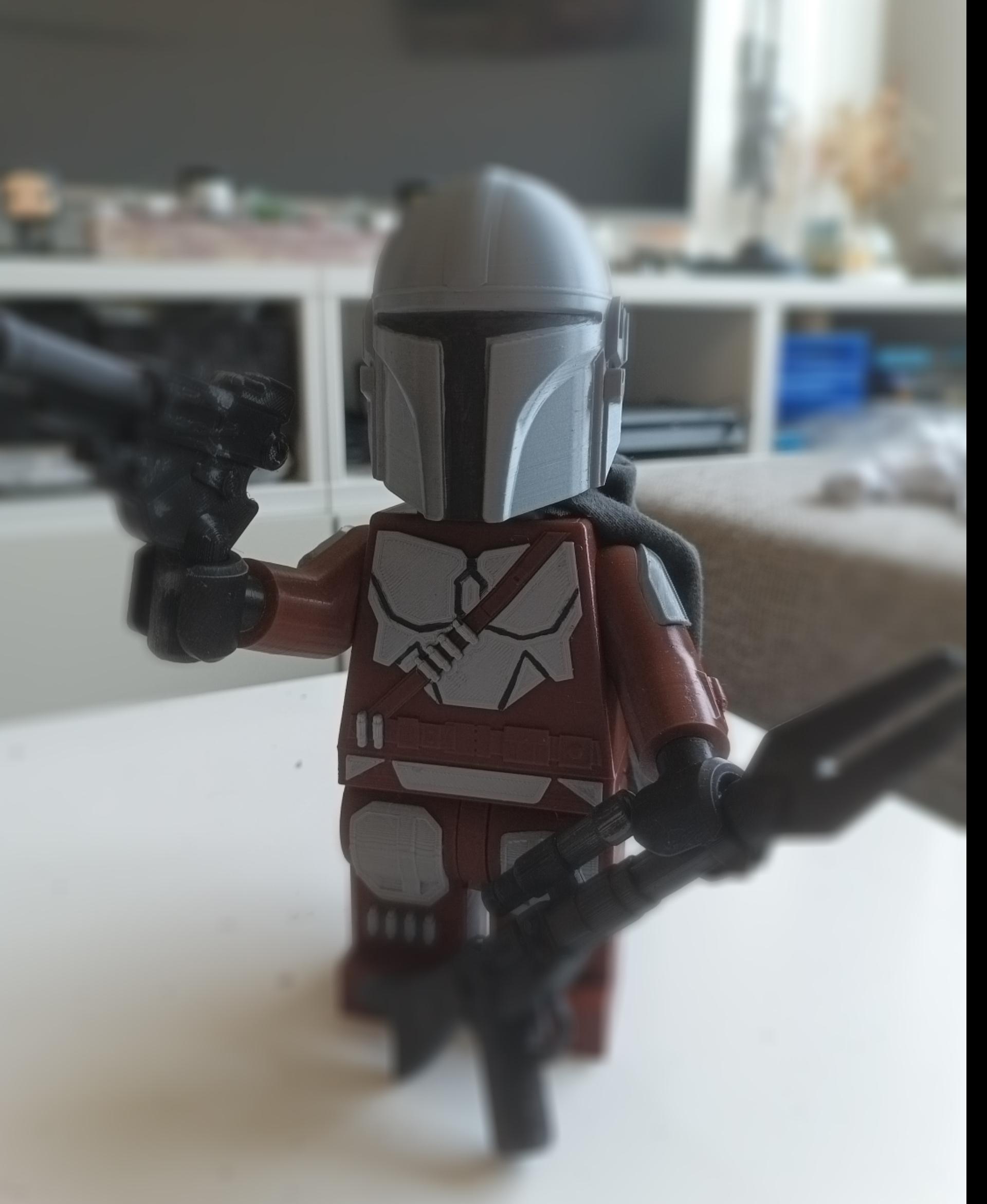 The Mandalorian (6:1 LEGO - This is the way - 3d model