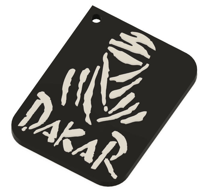 Keychain: Dakar I 3d model