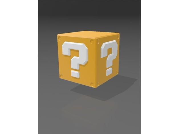 Super Mario Question Block 3d model