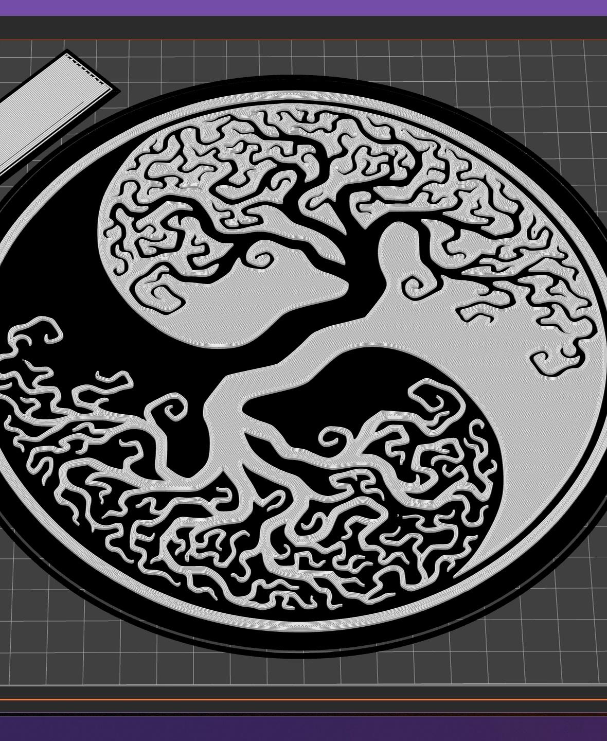 Tree of Life Yin Yang 2 3d model