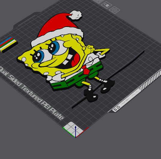 Christmas Pack: Sponge Bob I 3d model