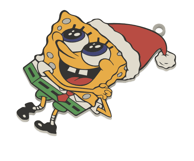 Christmas Pack: Sponge Bob I 3d model