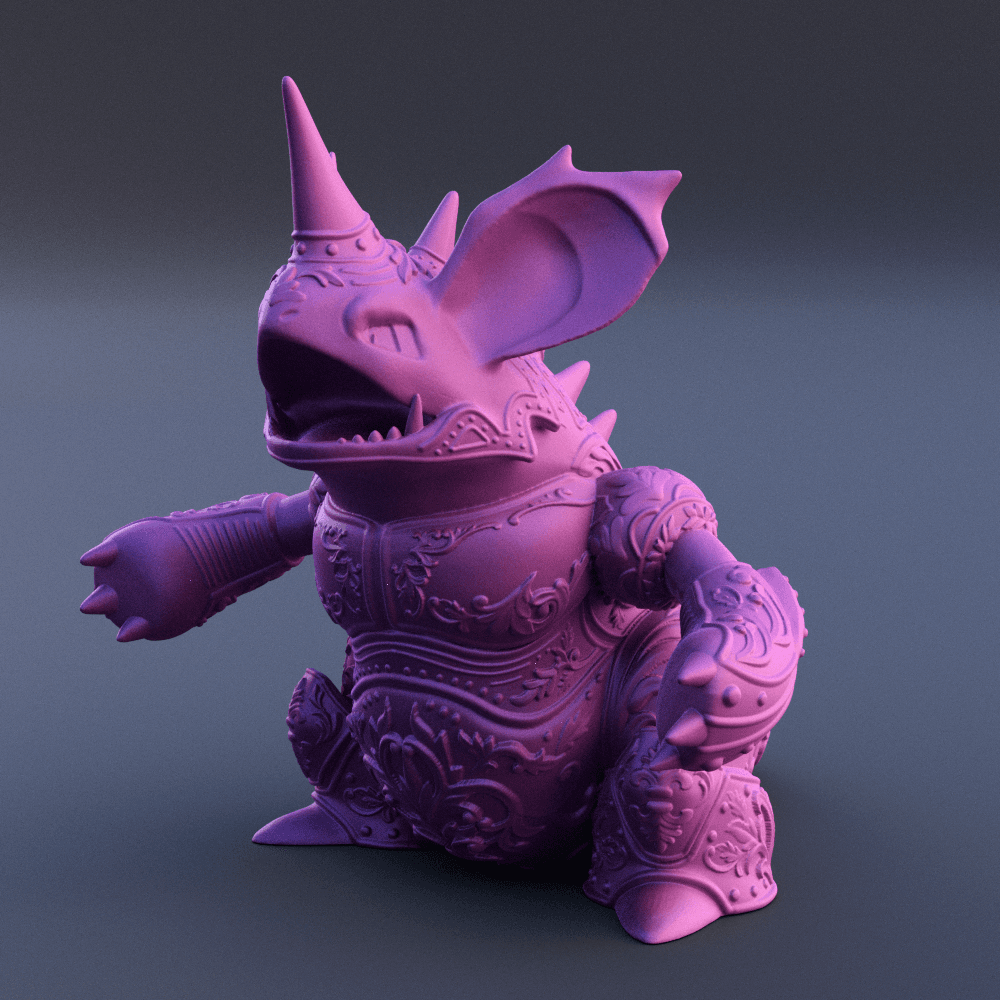 034. Nidoking 3d model