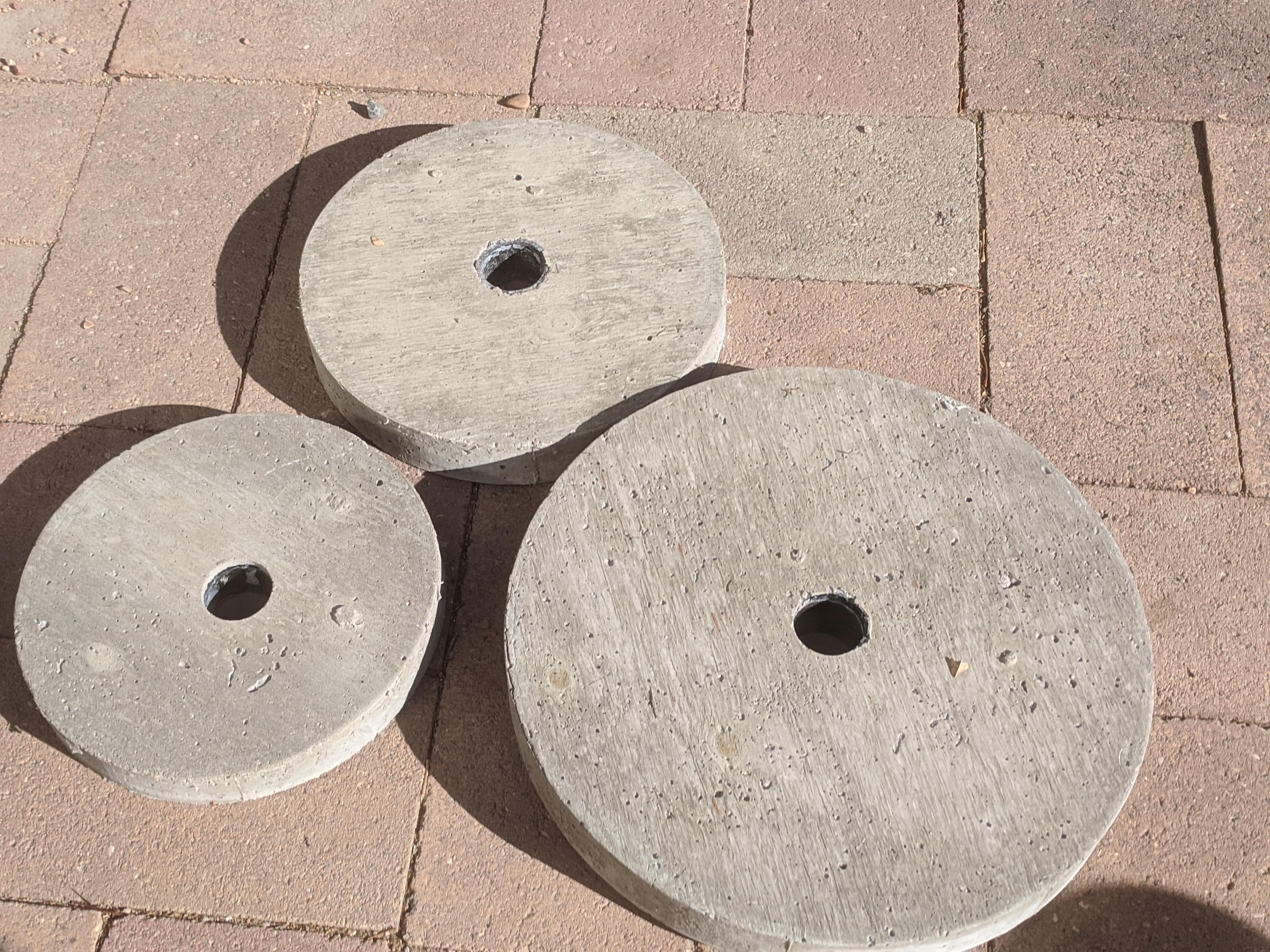 V2 Metric KG Concrete weight molds cement homegym garagegym DIY gym 3d model