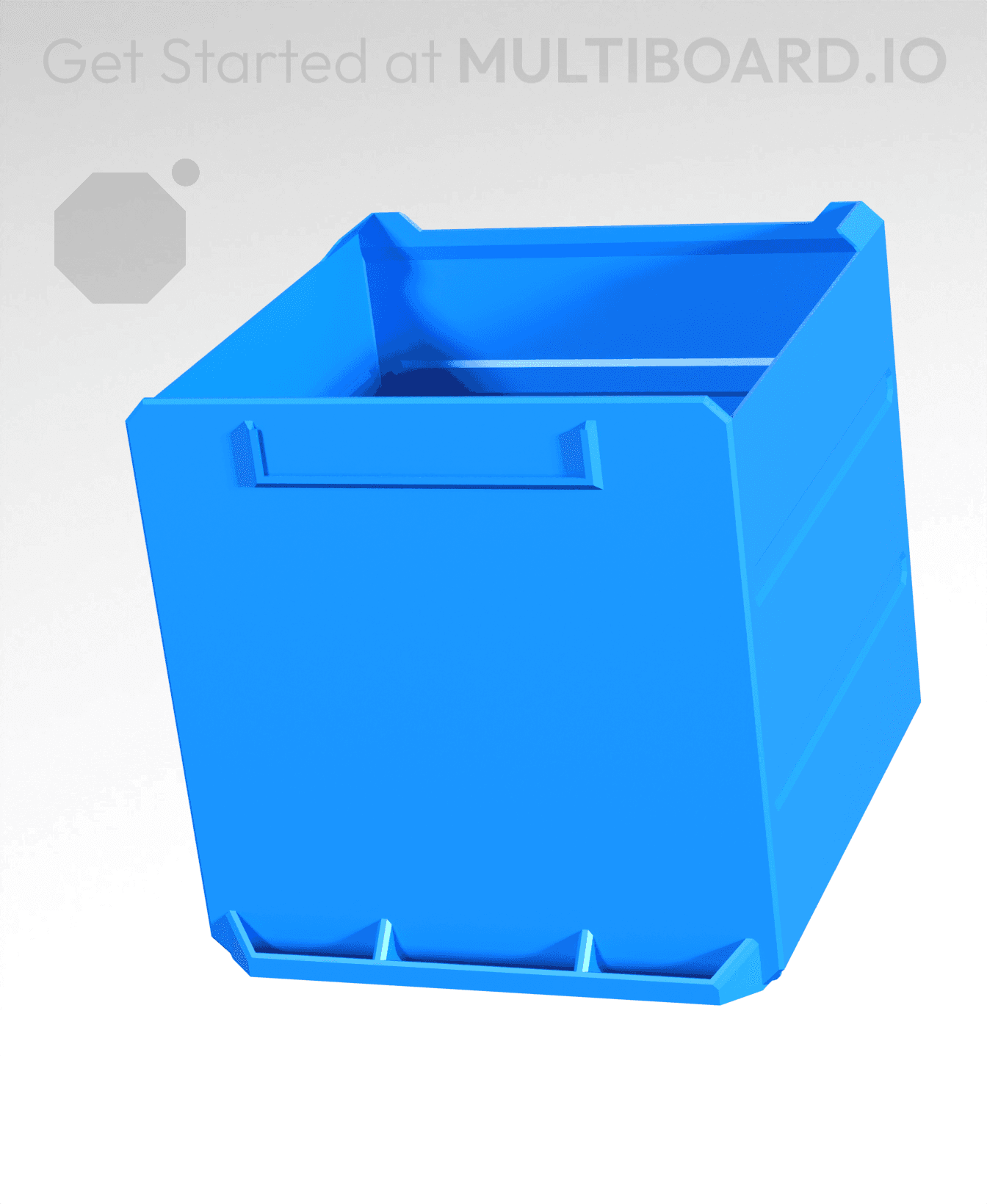 3x3x3-Deep - Multibin Simple Drawer 3d model