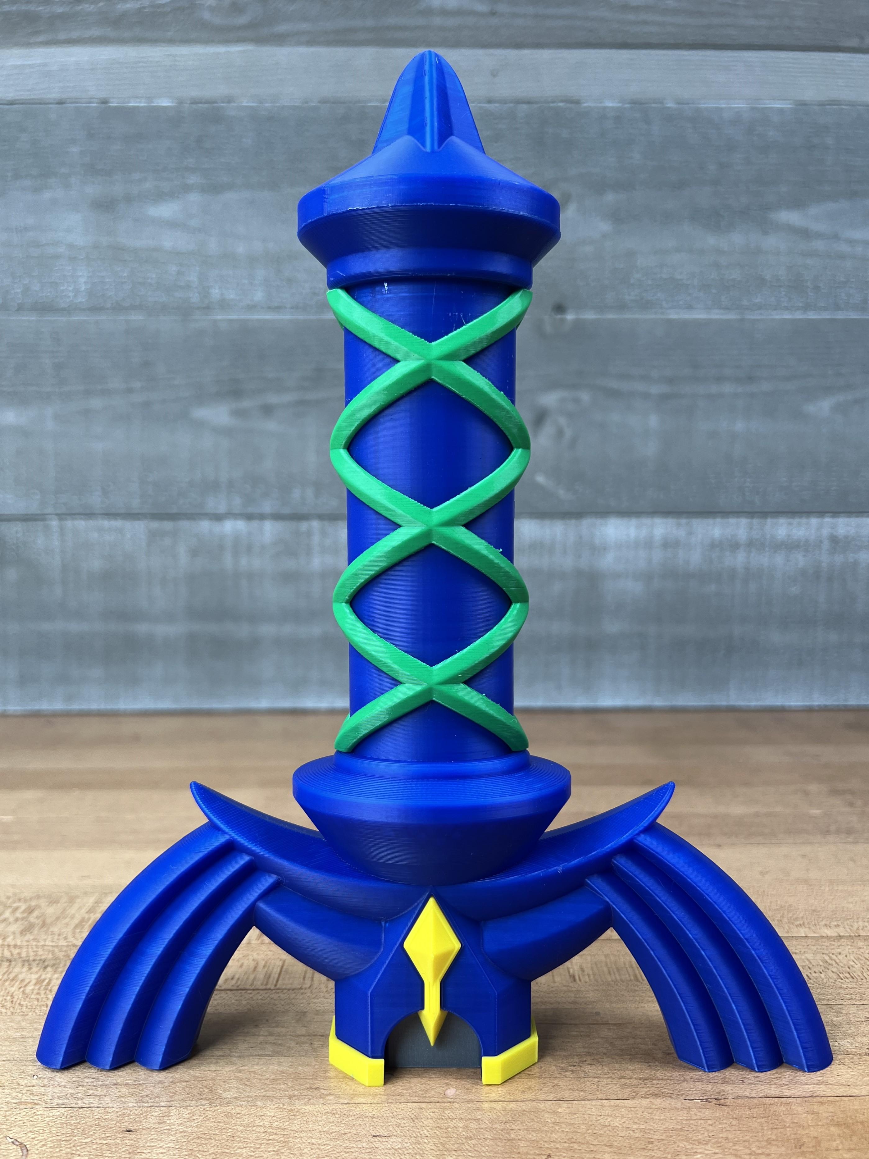 Multi-Color Collapsing Master Sword 3d model