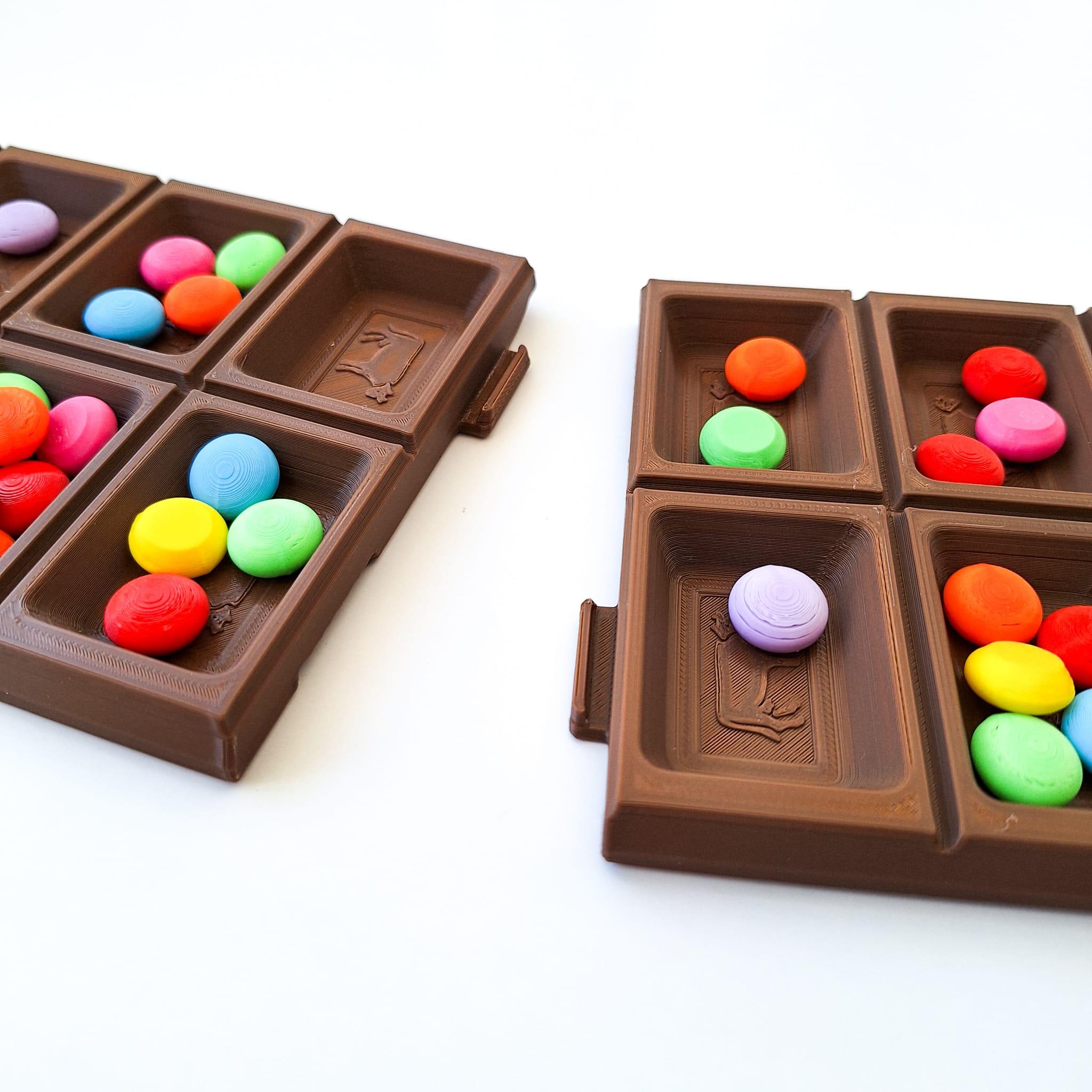 Chocolate Mancala Game 3d model
