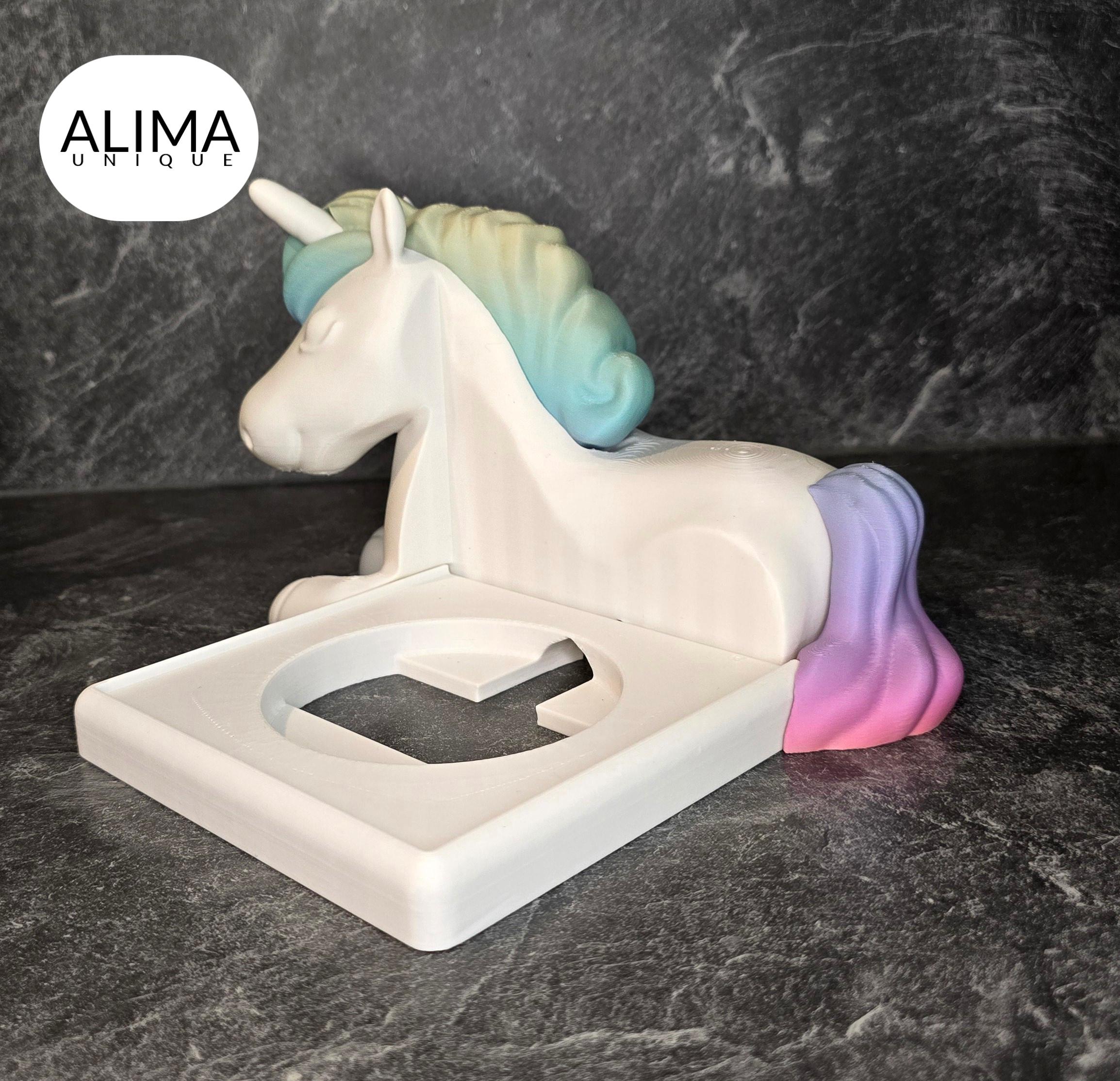 Sleeping unicorn compatible with Toniebox 3d model