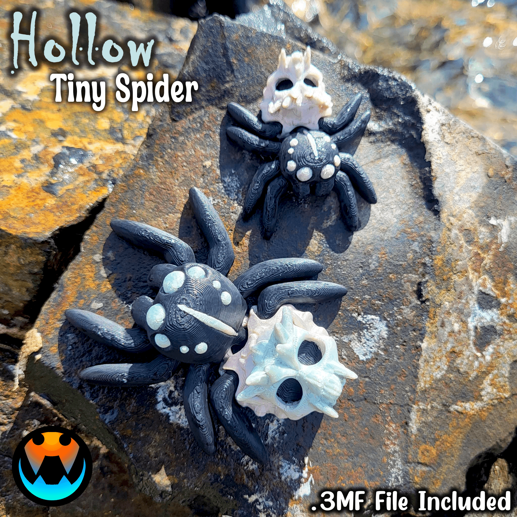 Tiny Hollow Spider 3d model