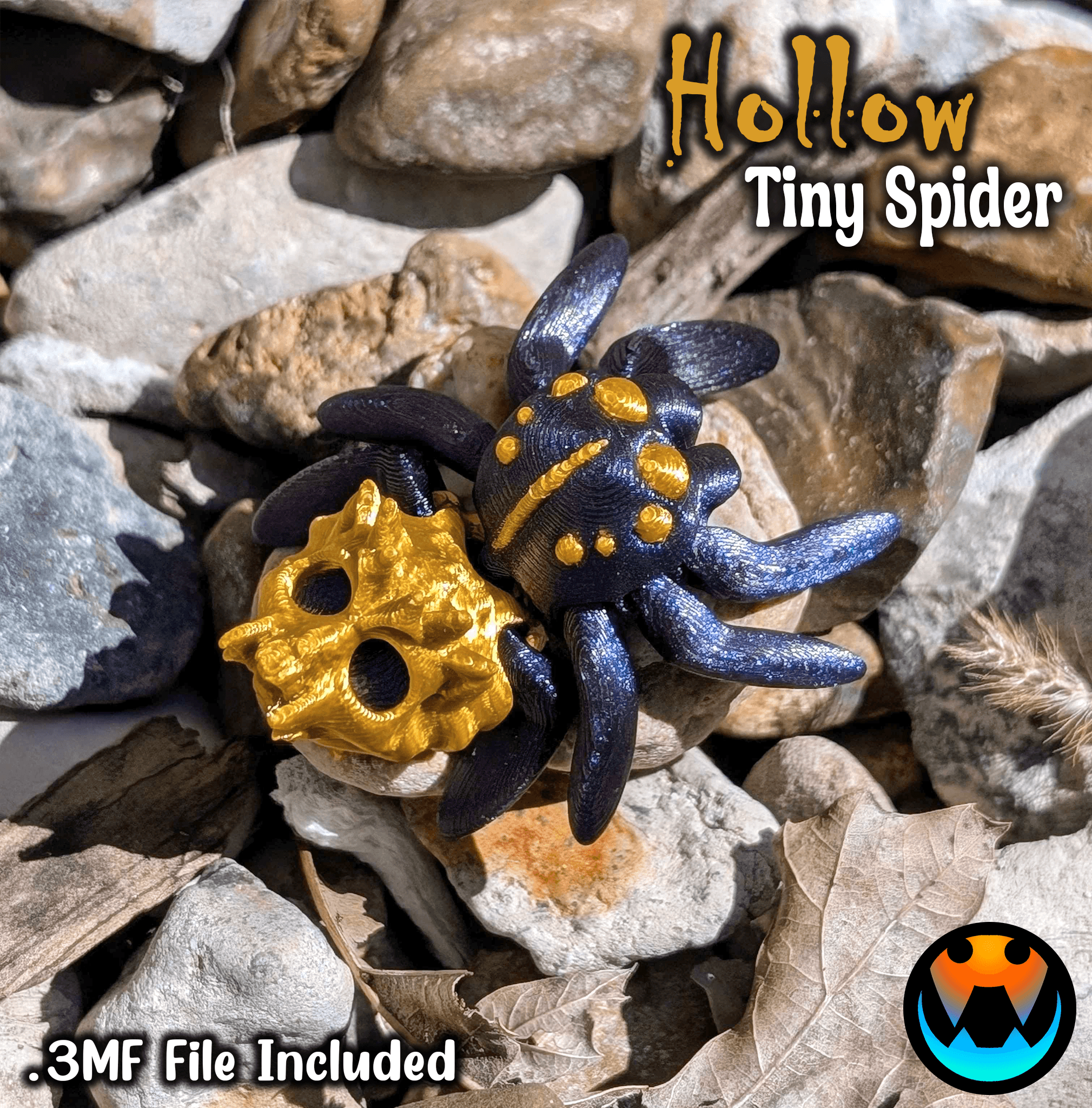 Tiny Hollow Spider 3d model