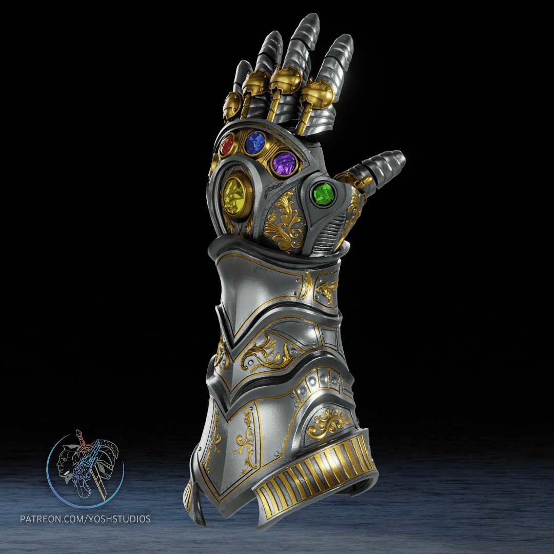 Dr Doom Infinity Gauntlet 3d model