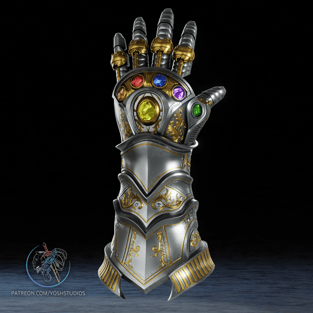 Dr Doom Infinity Gauntlet 3d model