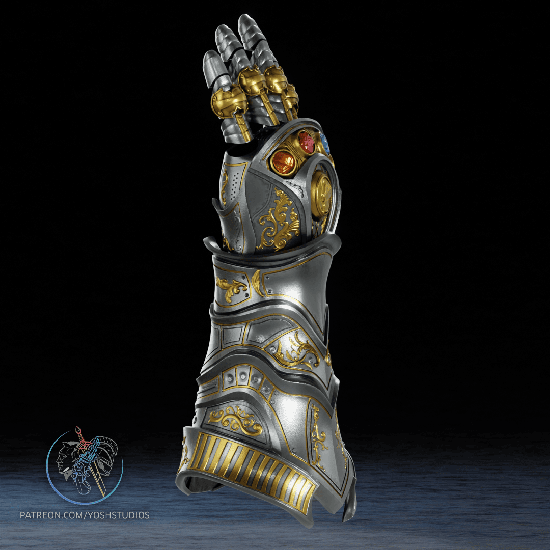 Dr Doom Infinity Gauntlet 3d model