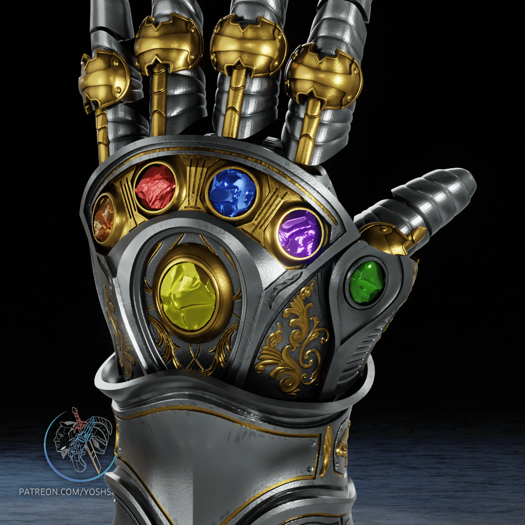 Dr Doom Infinity Gauntlet 3d model