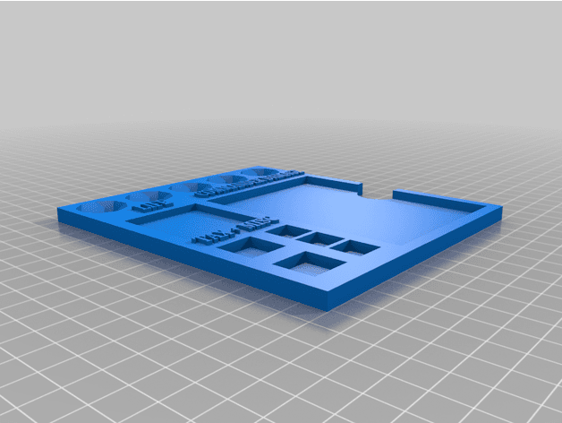 Just Another MTG Commander EDH Tray 3d model