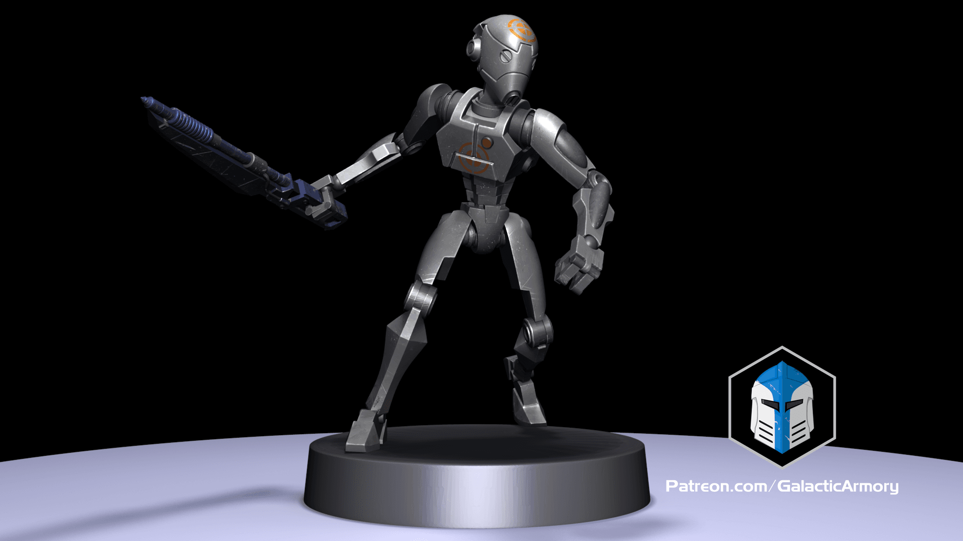 1:48 Scale Battle Droid Army - BX Commando Droids - 3D Print Files 3d model