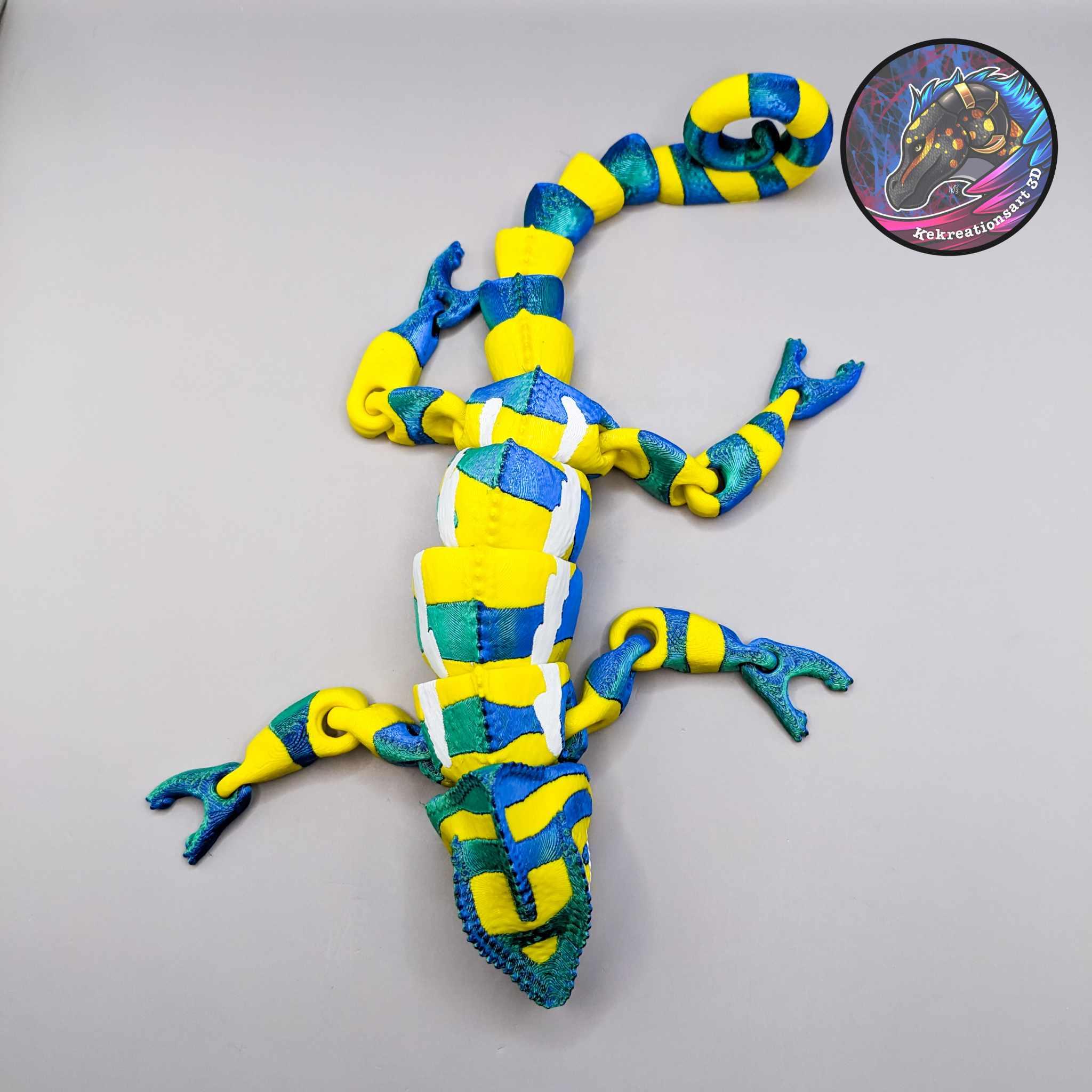 flexi chameleon 3d model