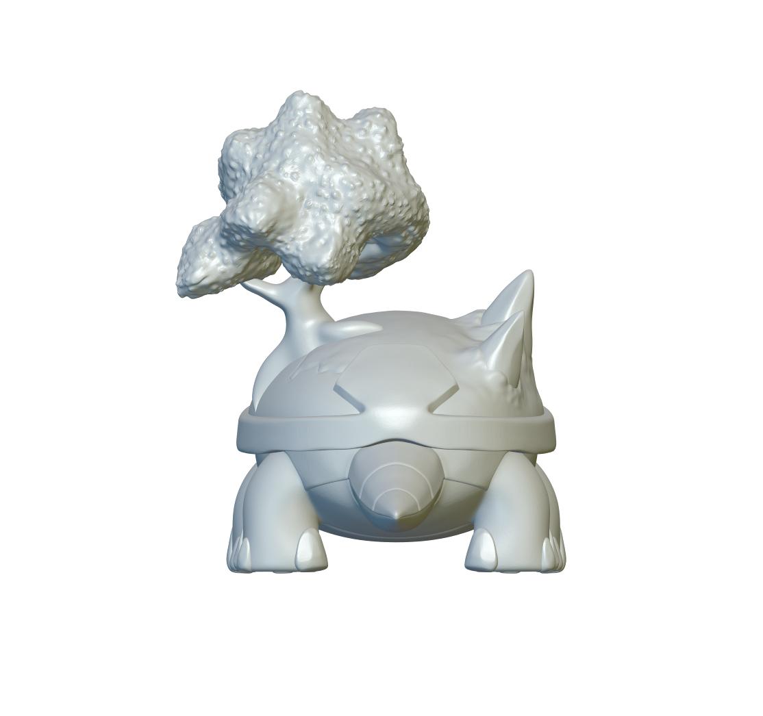 Pokemon Torterra #389 - Optimized for 3D Printing 3d model