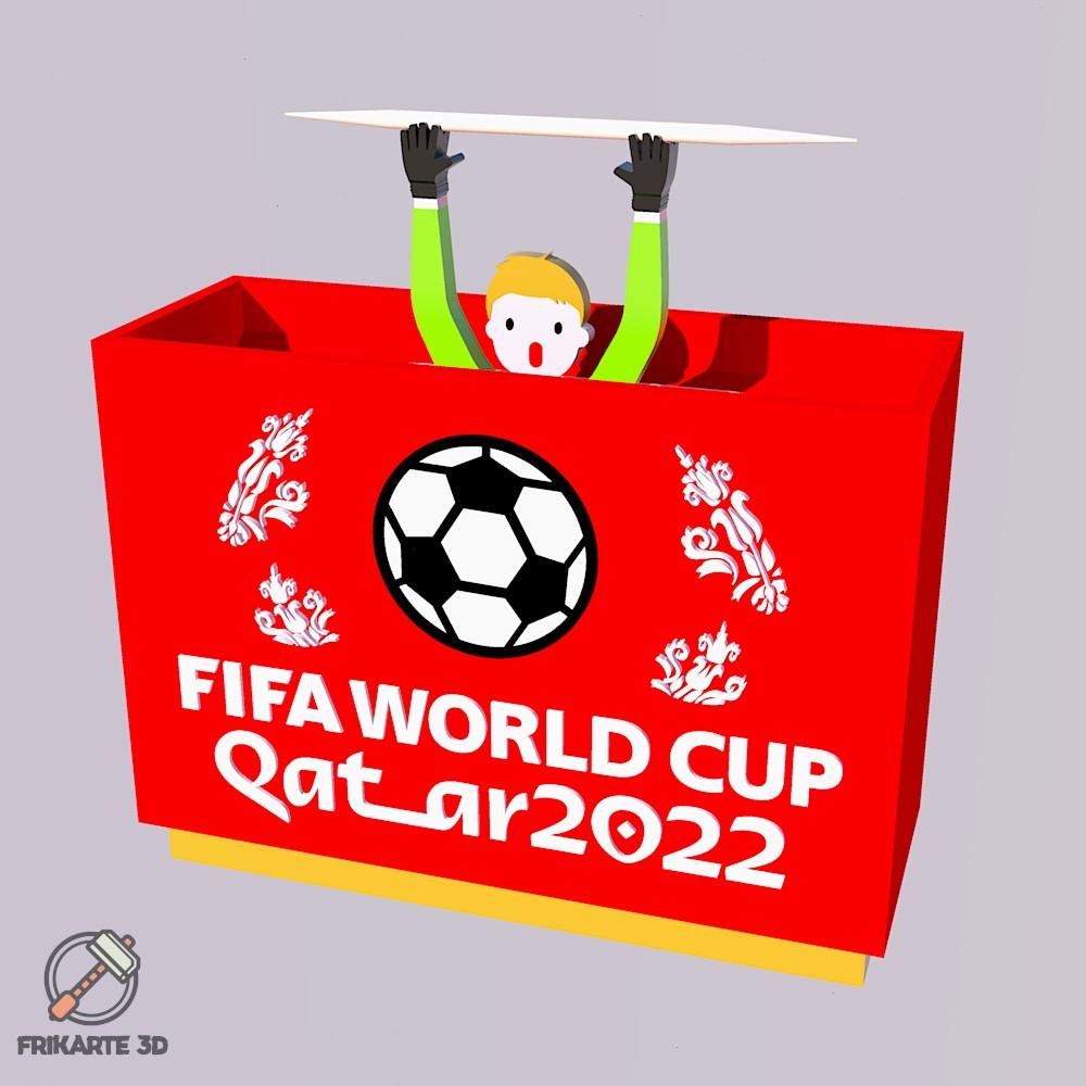 Toothstick Dispenser FIFA WORLD CUP Qatar 2022 3d model