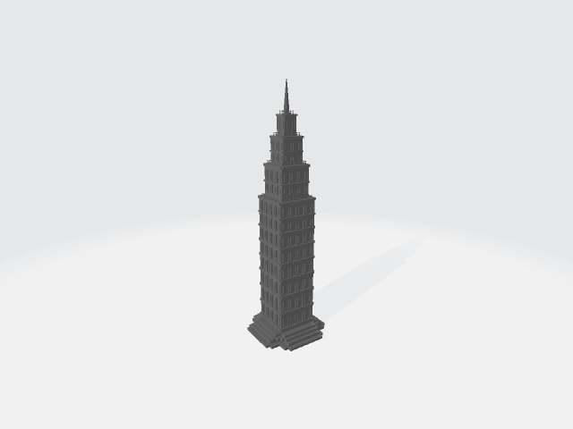 building.obj 3d model