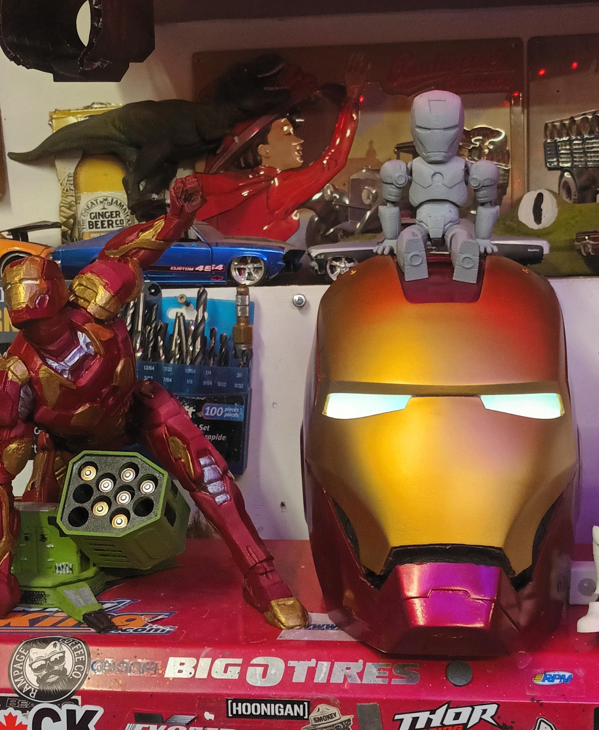 IronMan MK3 - These little Ironman figures are a cool addition to the collection - 3d model