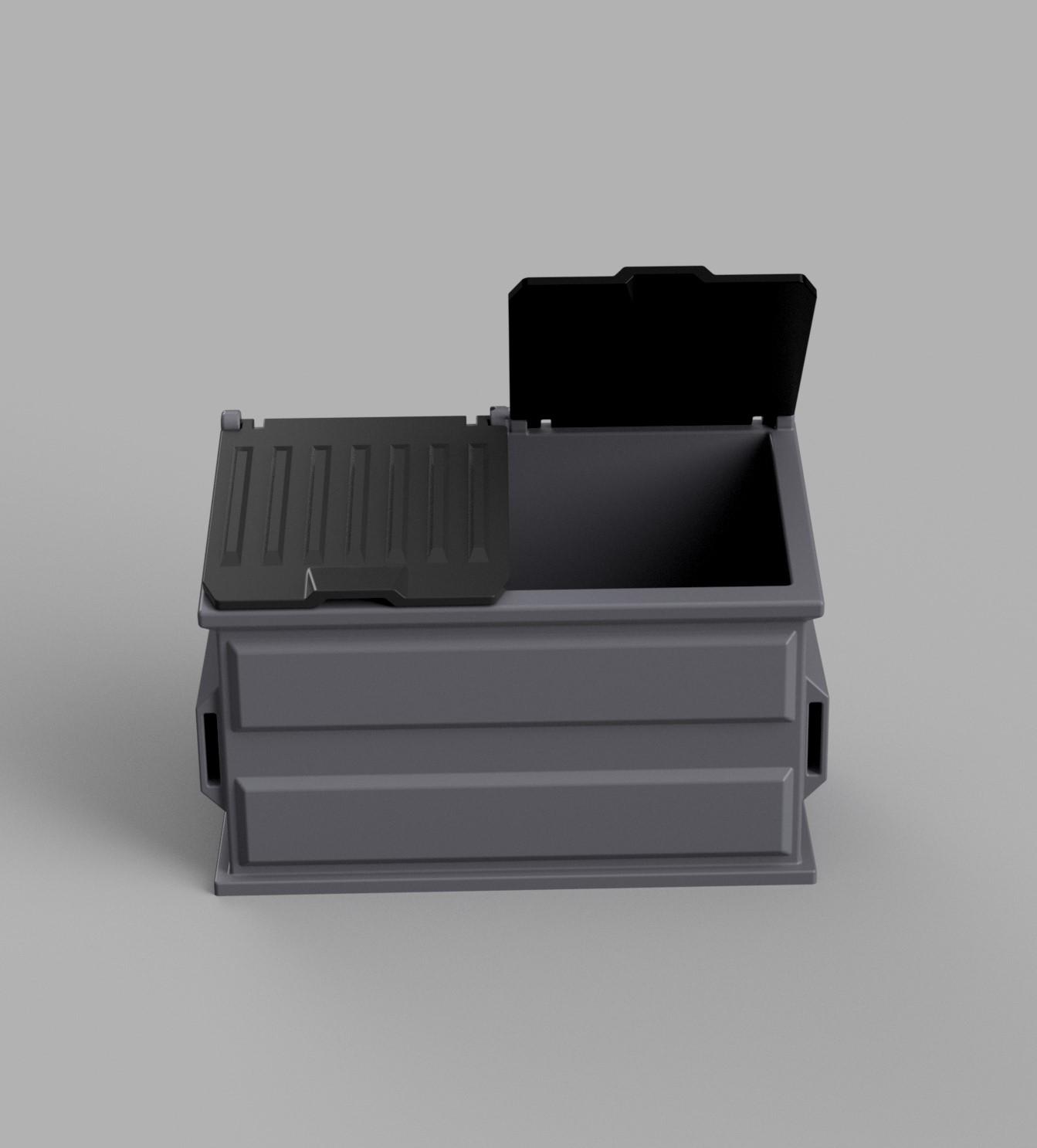 Dumpster Desktop Storage 3d model