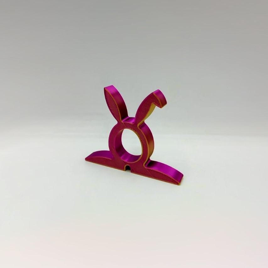 Easter Bunny Napkin Holder 3d model