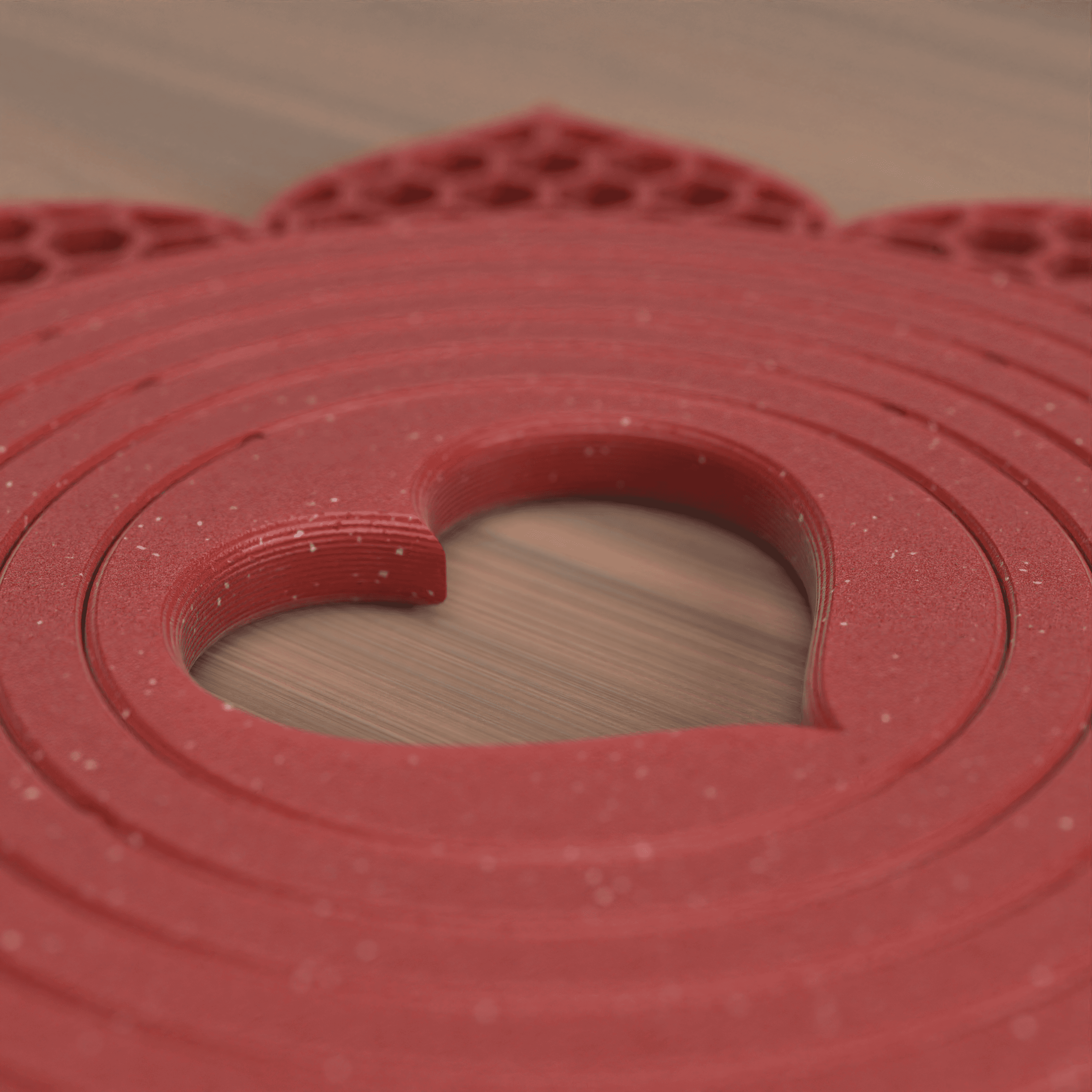 VALENTINES HEART GYROSCOPE (print in place) 3d model