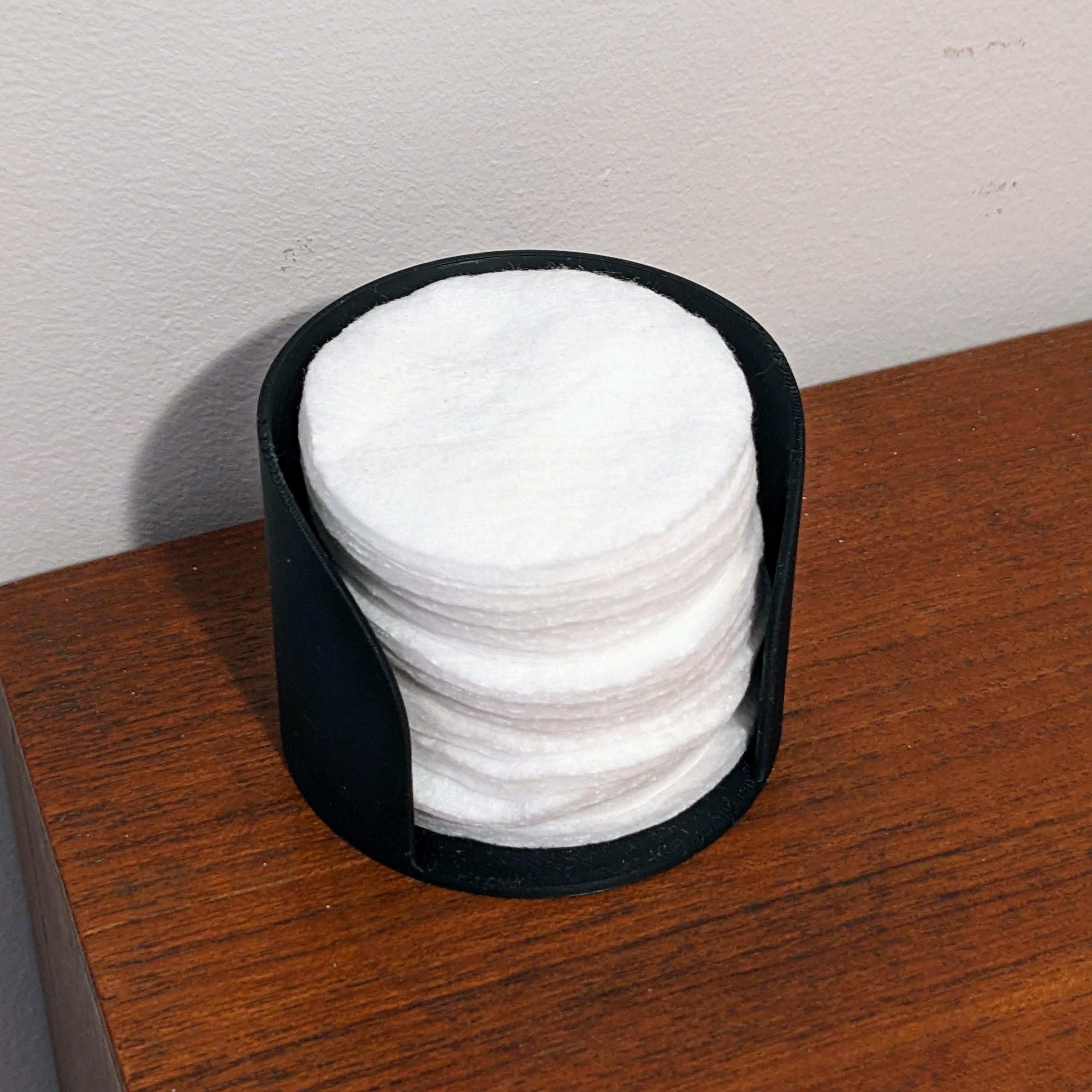 Cotton Pad Box Customisable 3d model
