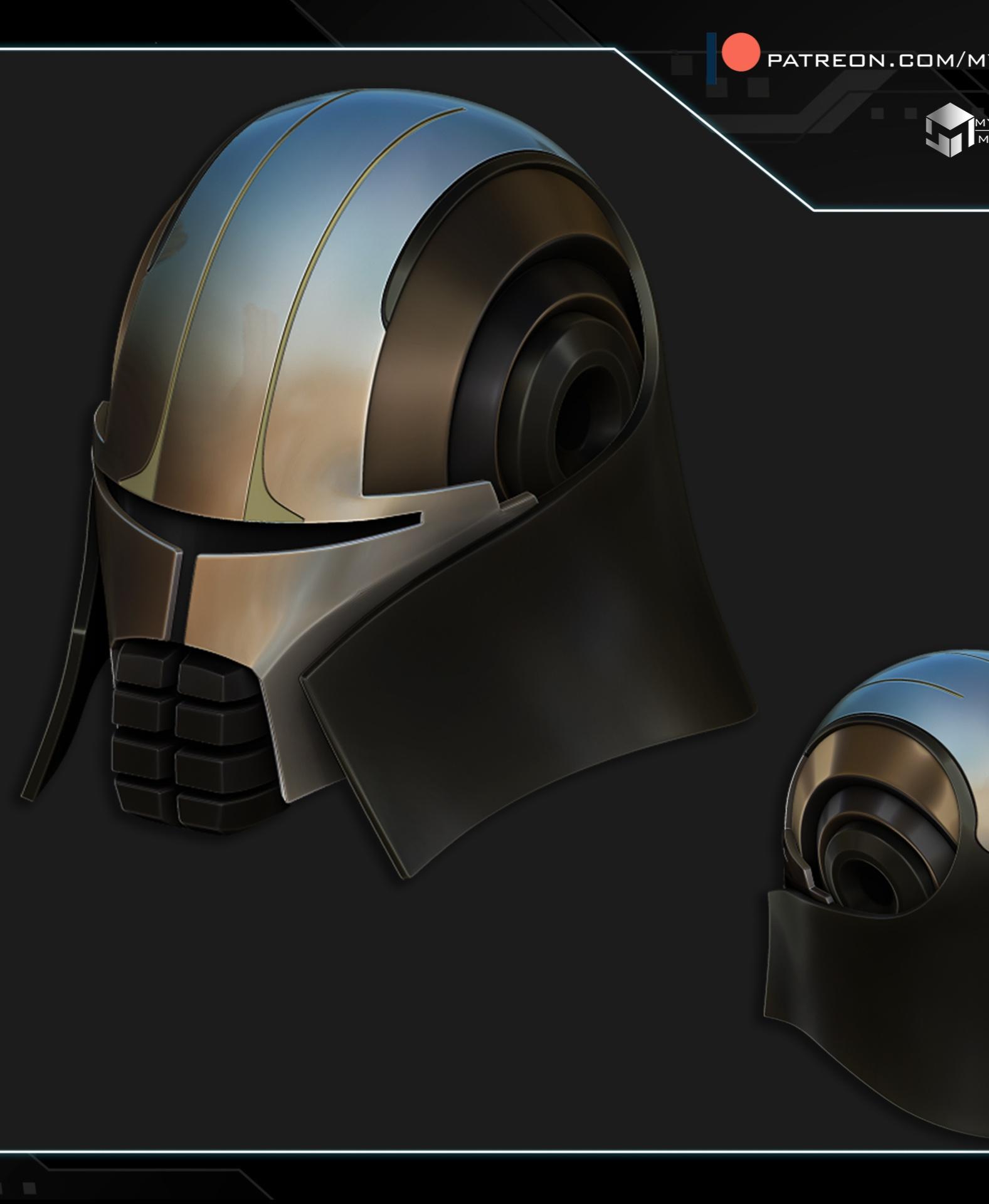 Starkiller helmet and claws 3d model