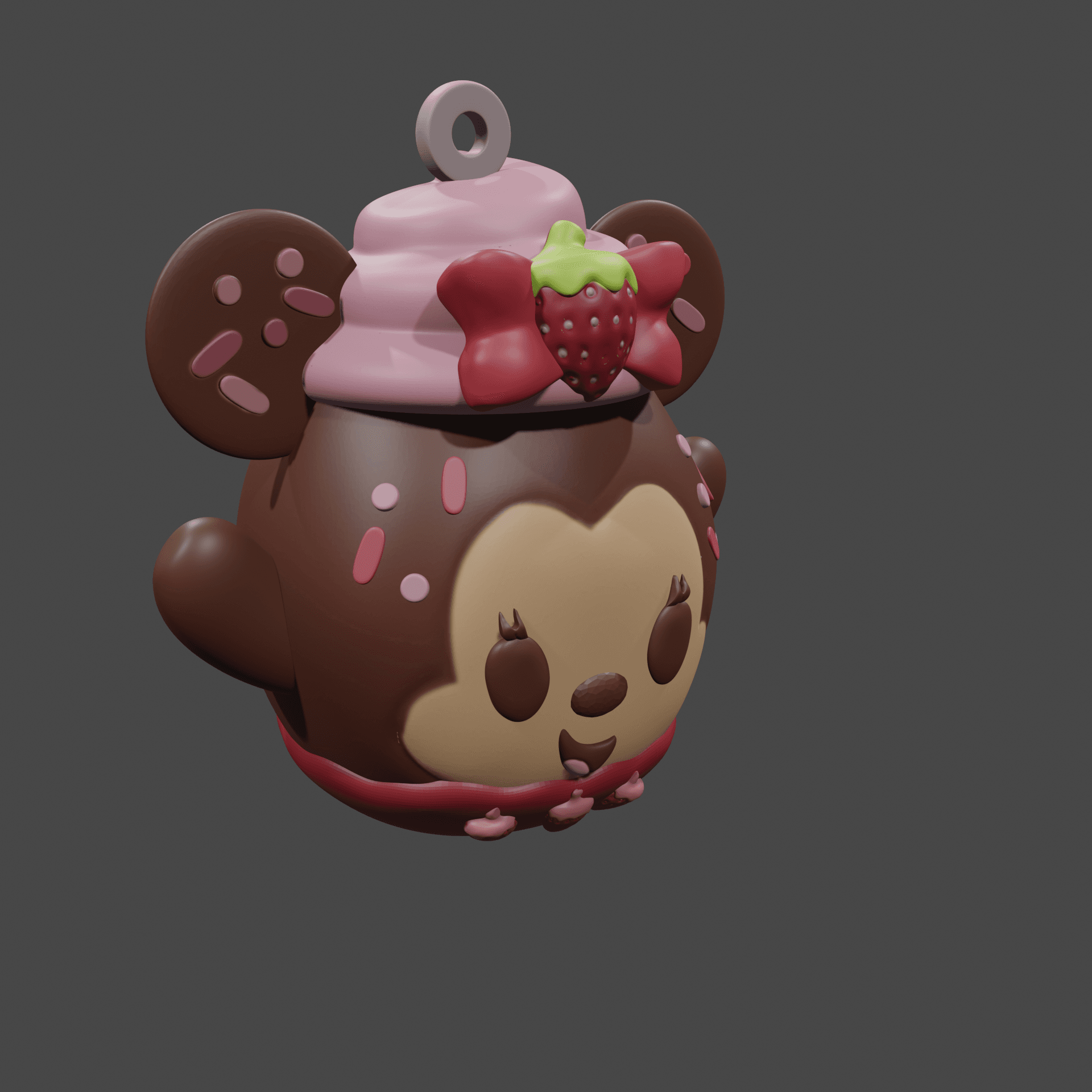 Minnie Mouse Munchling 3d model