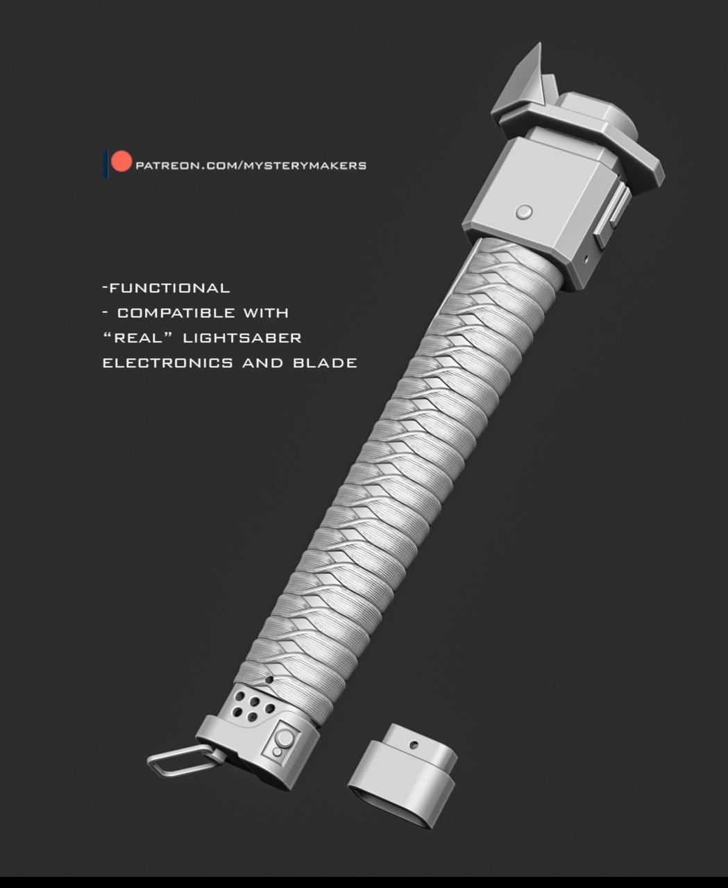 Ronin lightsaber - functional 3d model