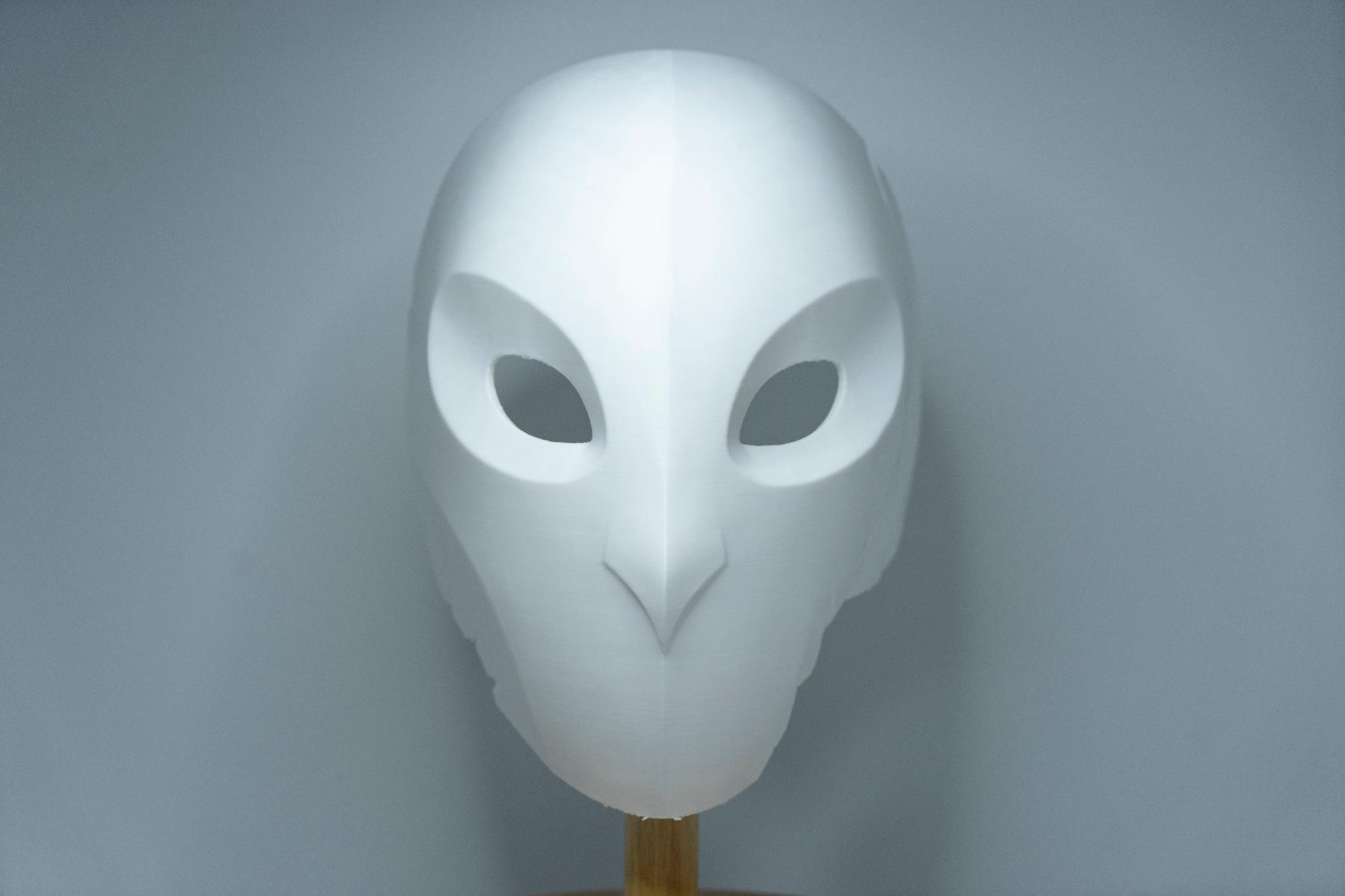 Court of Owls Battle Damaged Mask 3d model