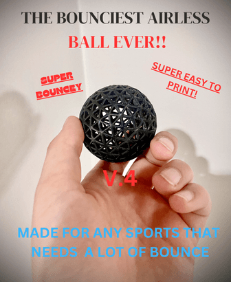 The Bounciest Airless Ball Ever 3d model