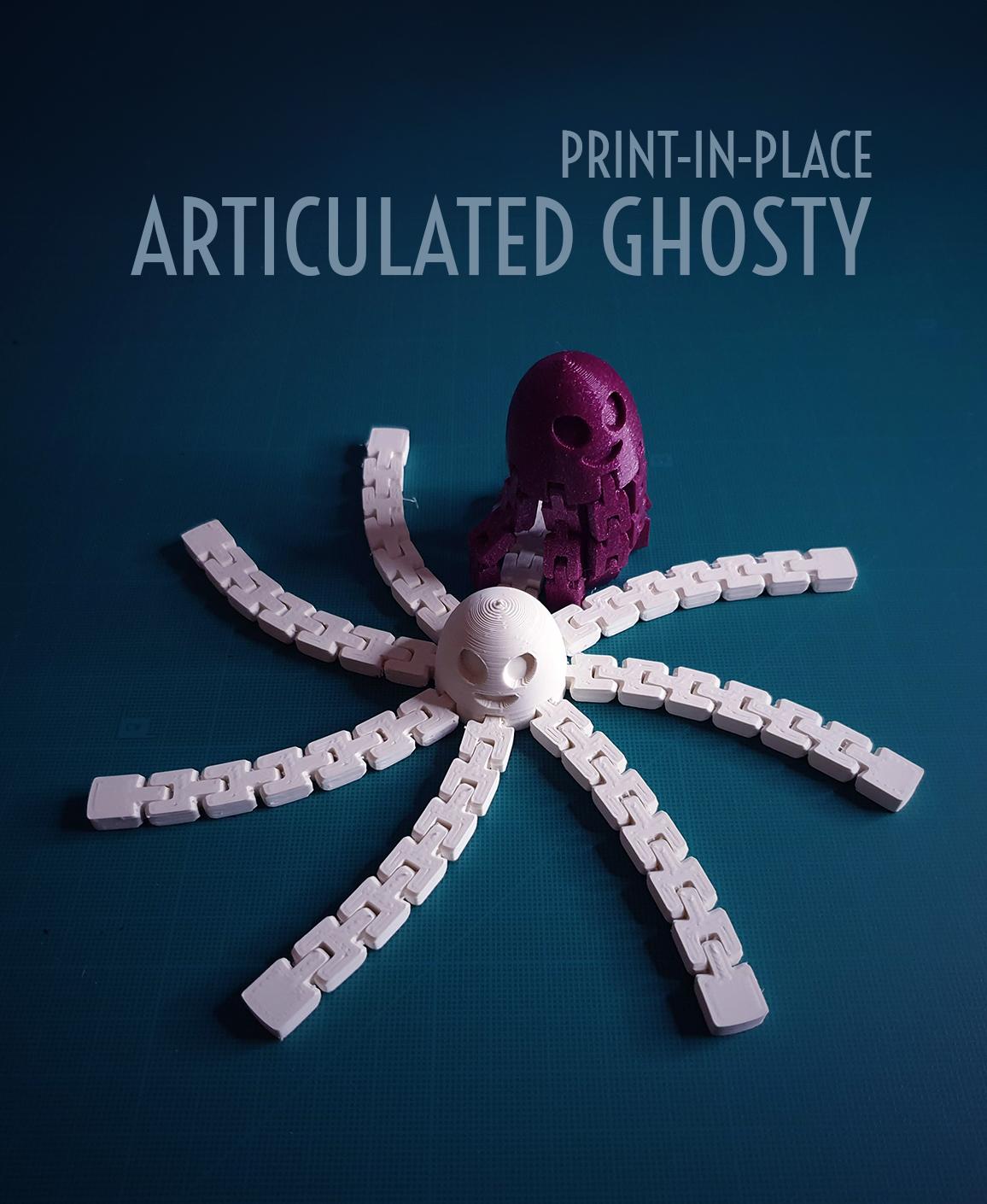 Articulated Ghosty || Halloween 3d model