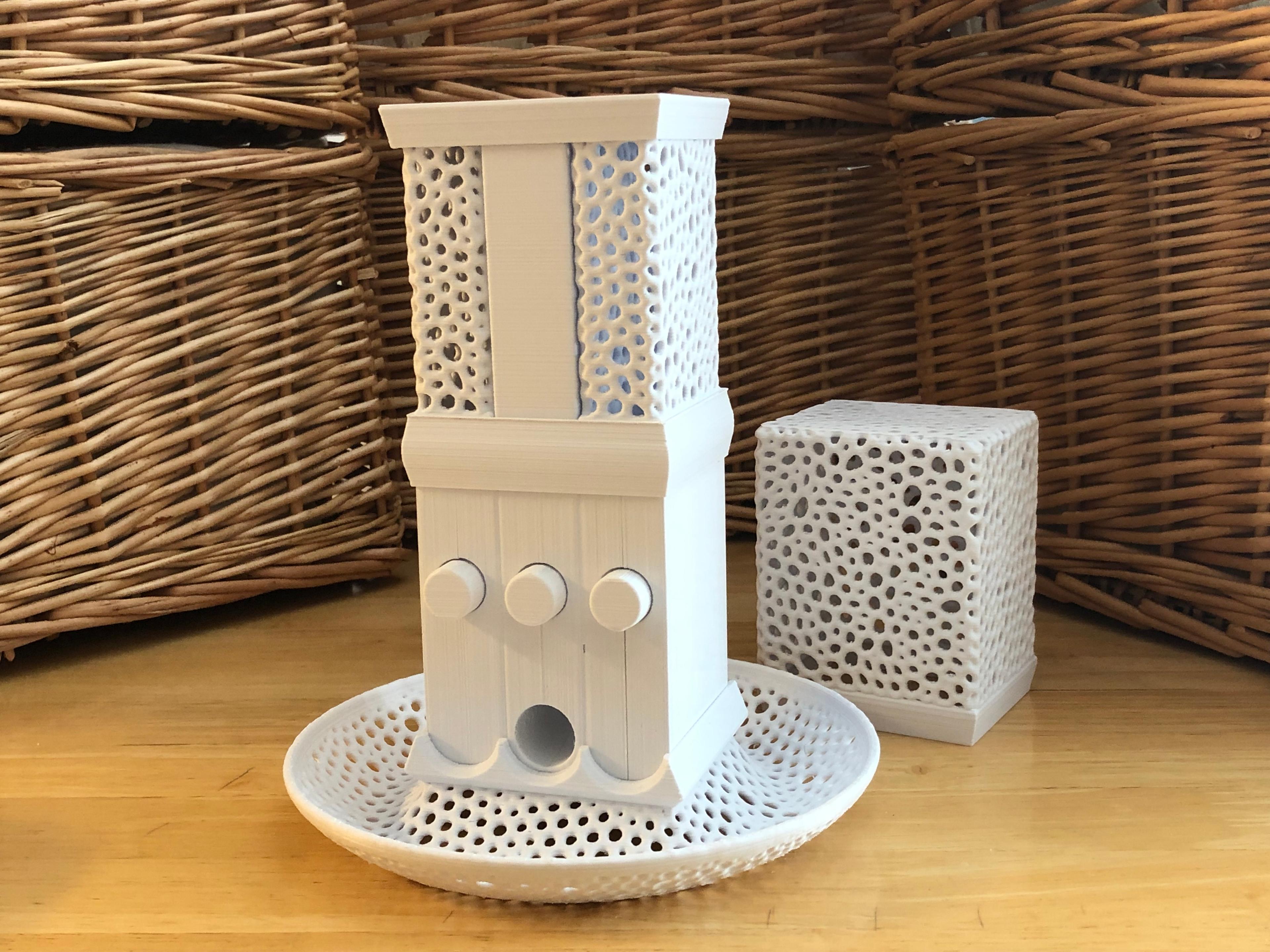 Voronoi Upgrades for Modular Candy Dispenser  3d model