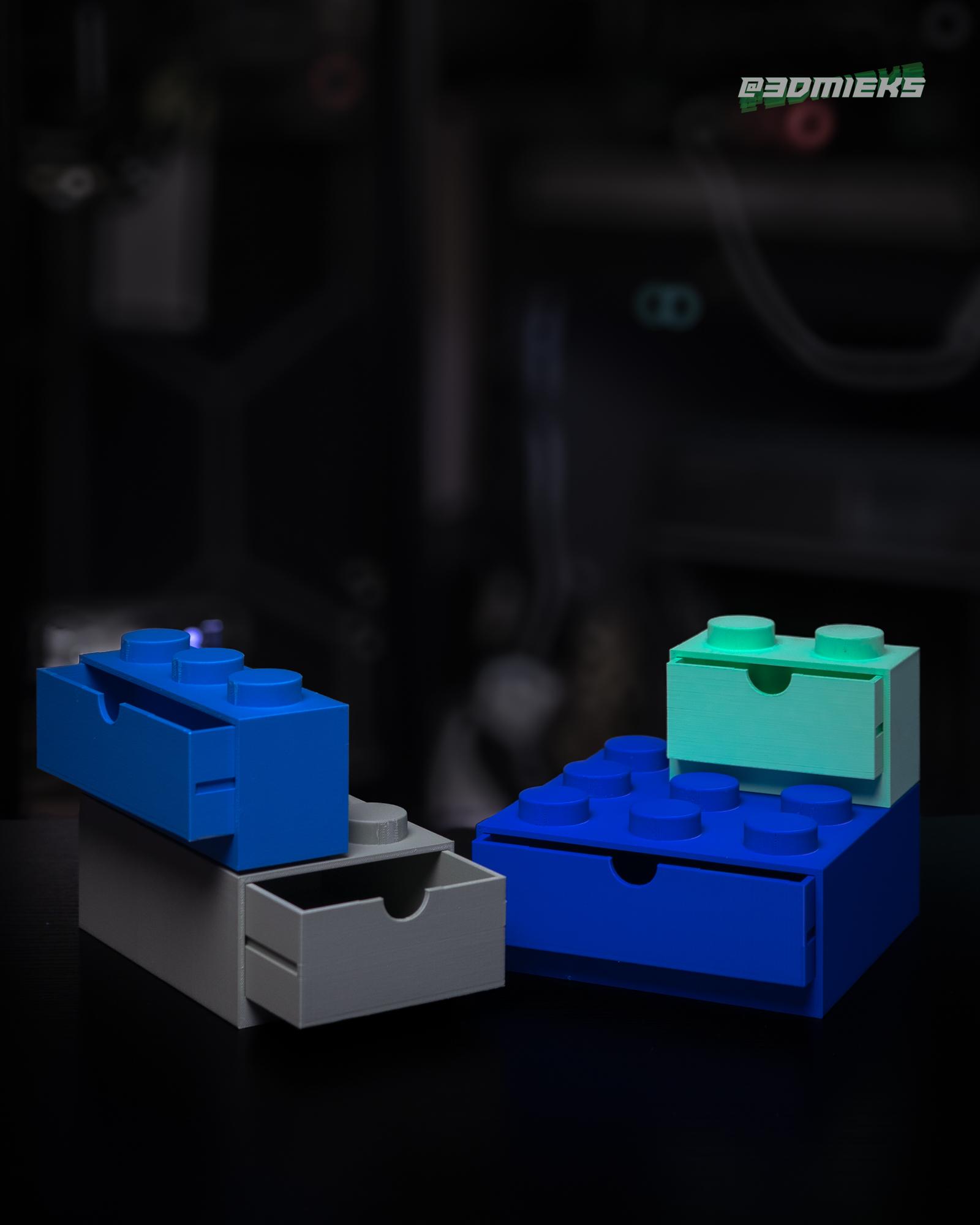 Brickfinity Drawers Expansion Pack 2 3d model