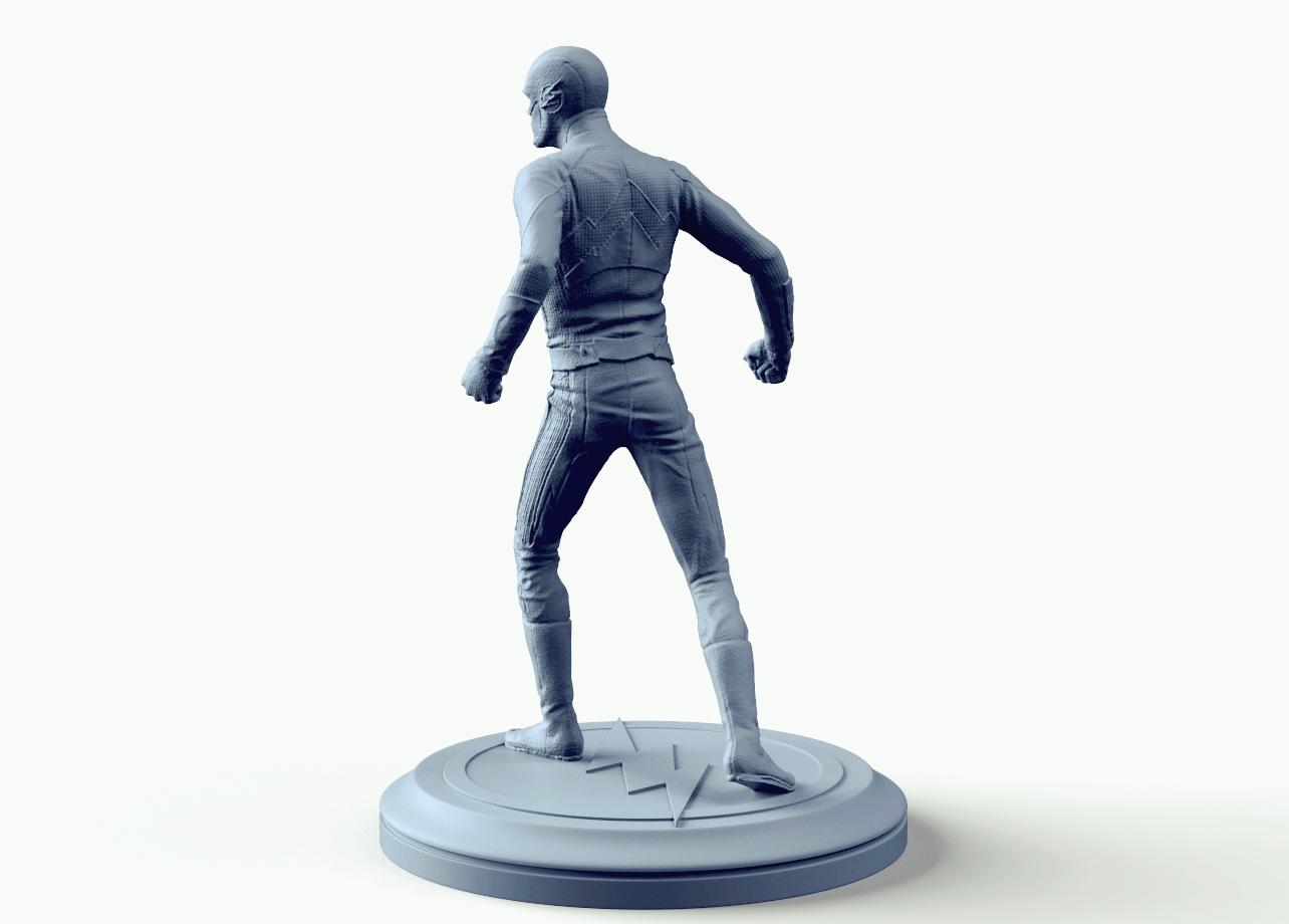 DC Flash super hero Figurine 3d model