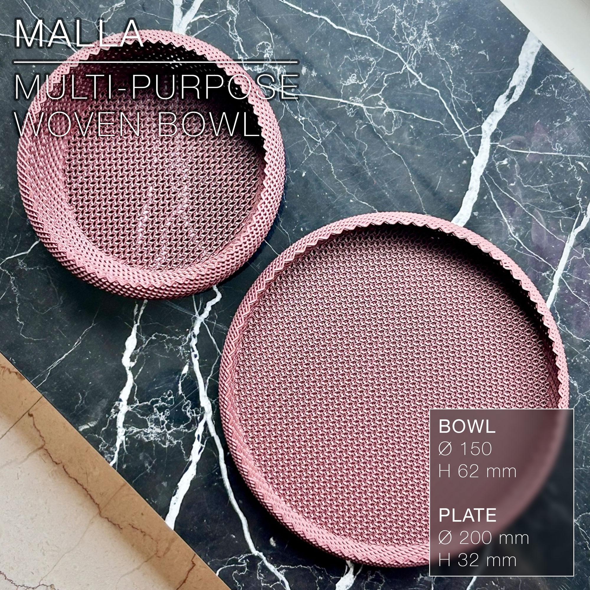 MALLA  |  woven bowl & plate, multi-purpose 3d model
