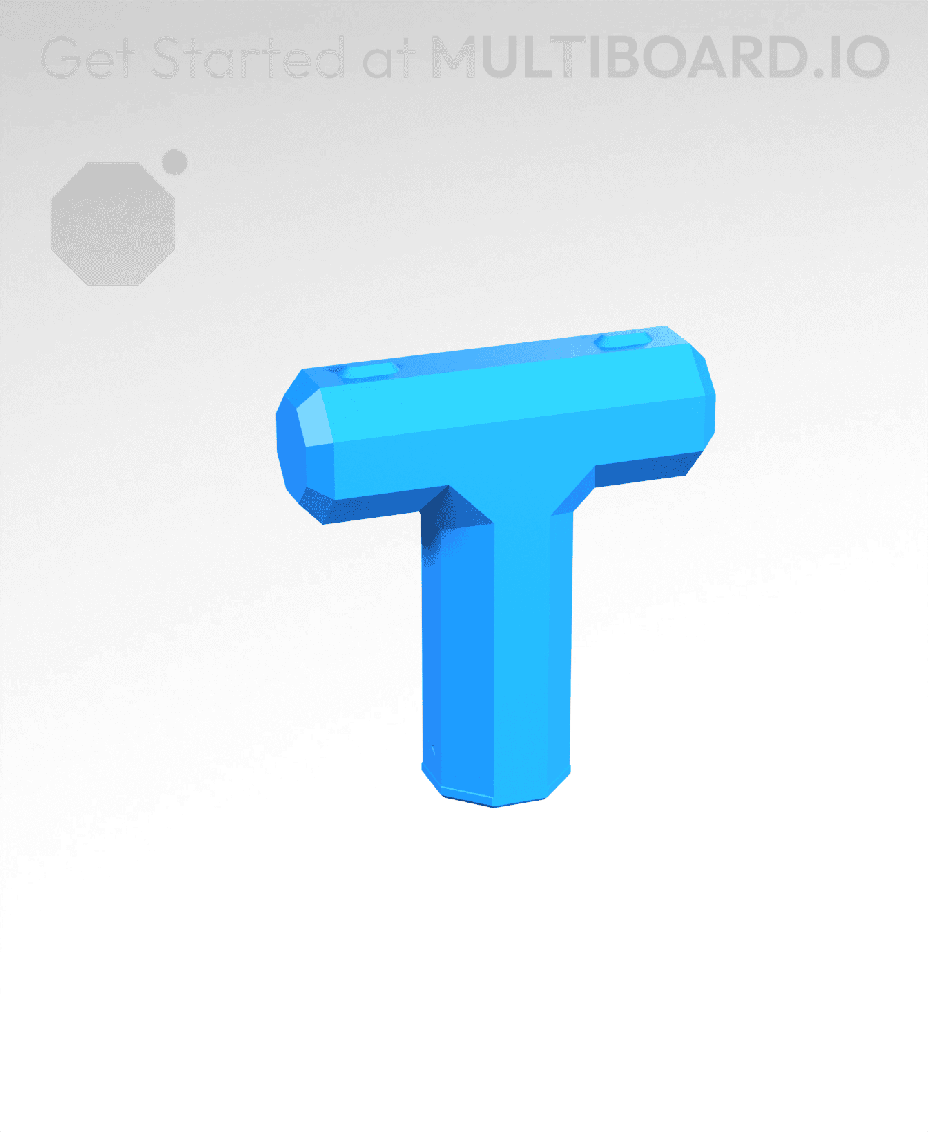 1x1H - Stacking Plate Handle 3d model