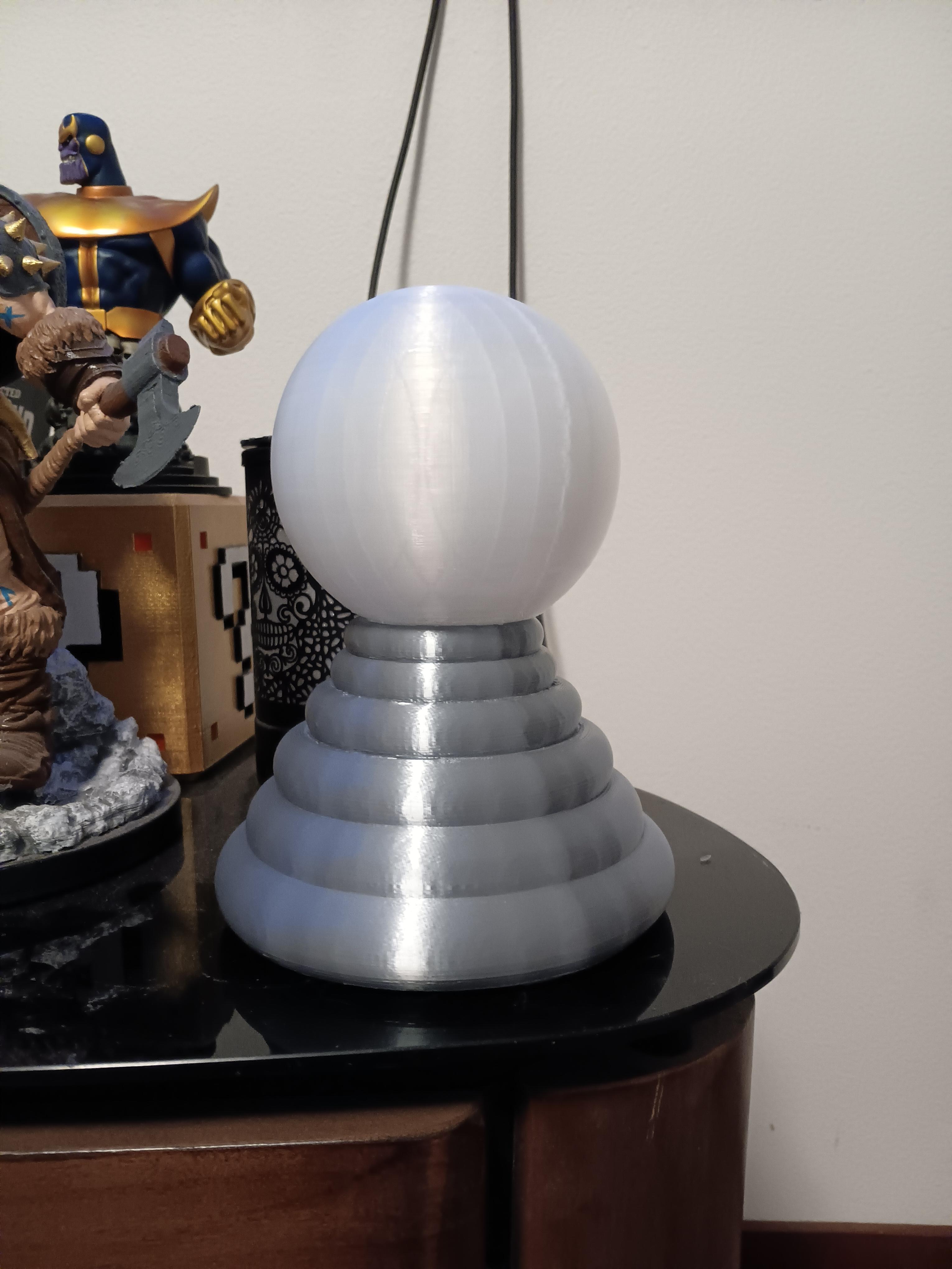 Tesla Coil Lamp -  Desk Lamp - designed by Timmy Tombstone 3d model